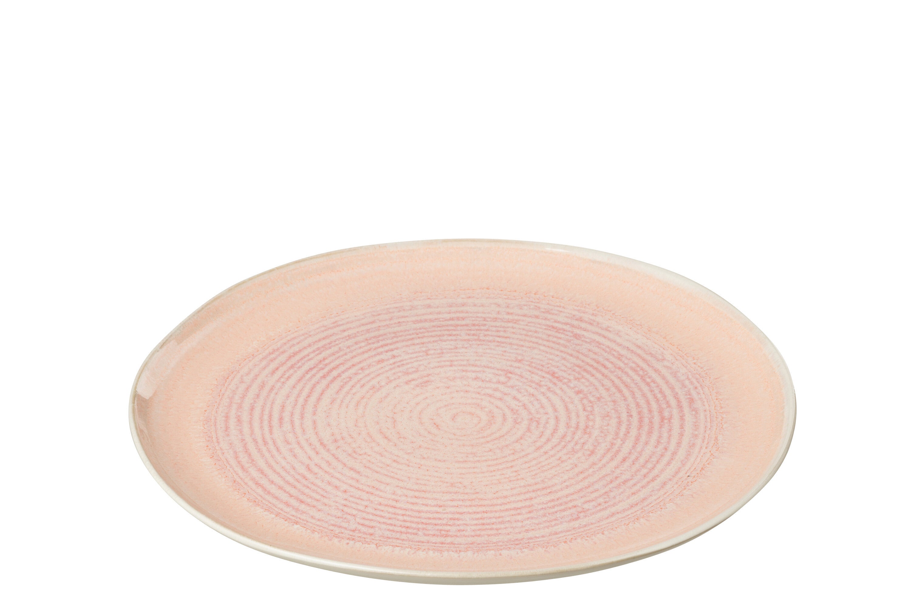 Assiette à saumon en porcelaine Lara, taille moyenne - J-LINE