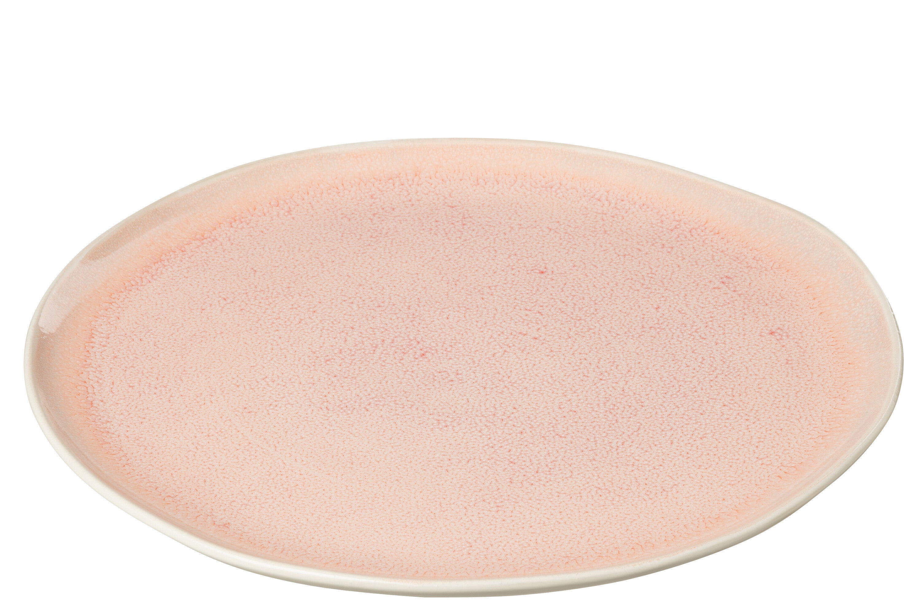 Grande assiette à saumon en porcelaine Lara - J-LINE