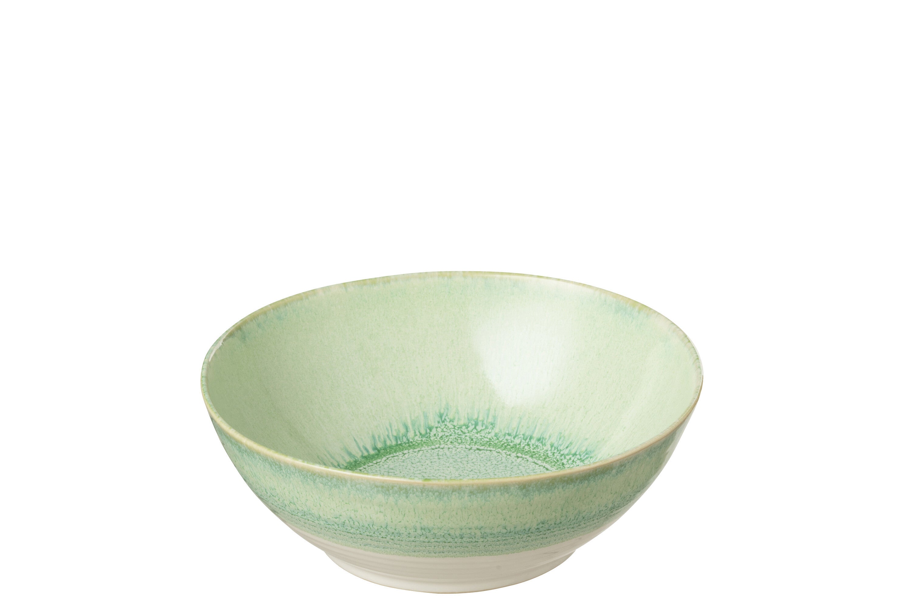Bol en porcelaine Lara, vert - J-LINE