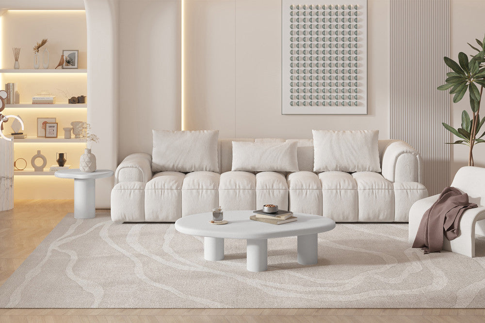 Salontafel 'Tavira' 120 cm Cement Ecru - RS