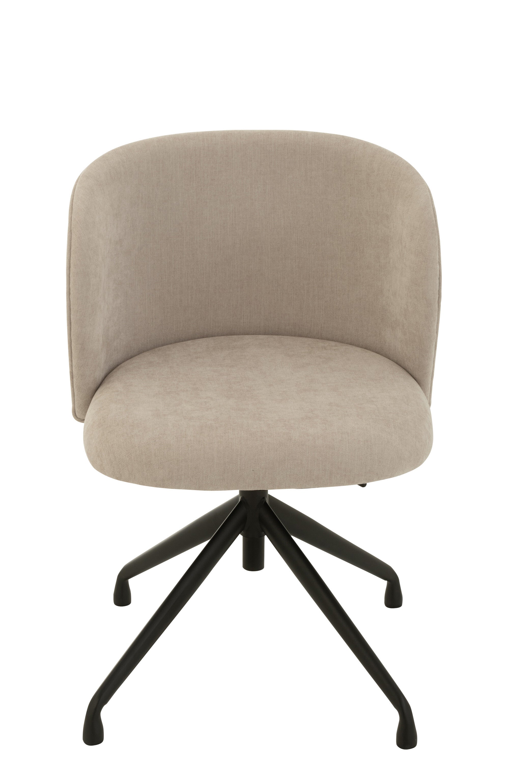 Stoel verstelbaar en roterend Textiel Beige - J-LINE