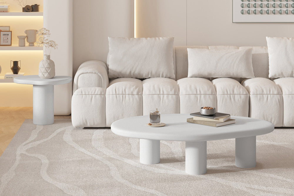 Salontafel 'Tavira' 58 cm Cement Ecru - RS