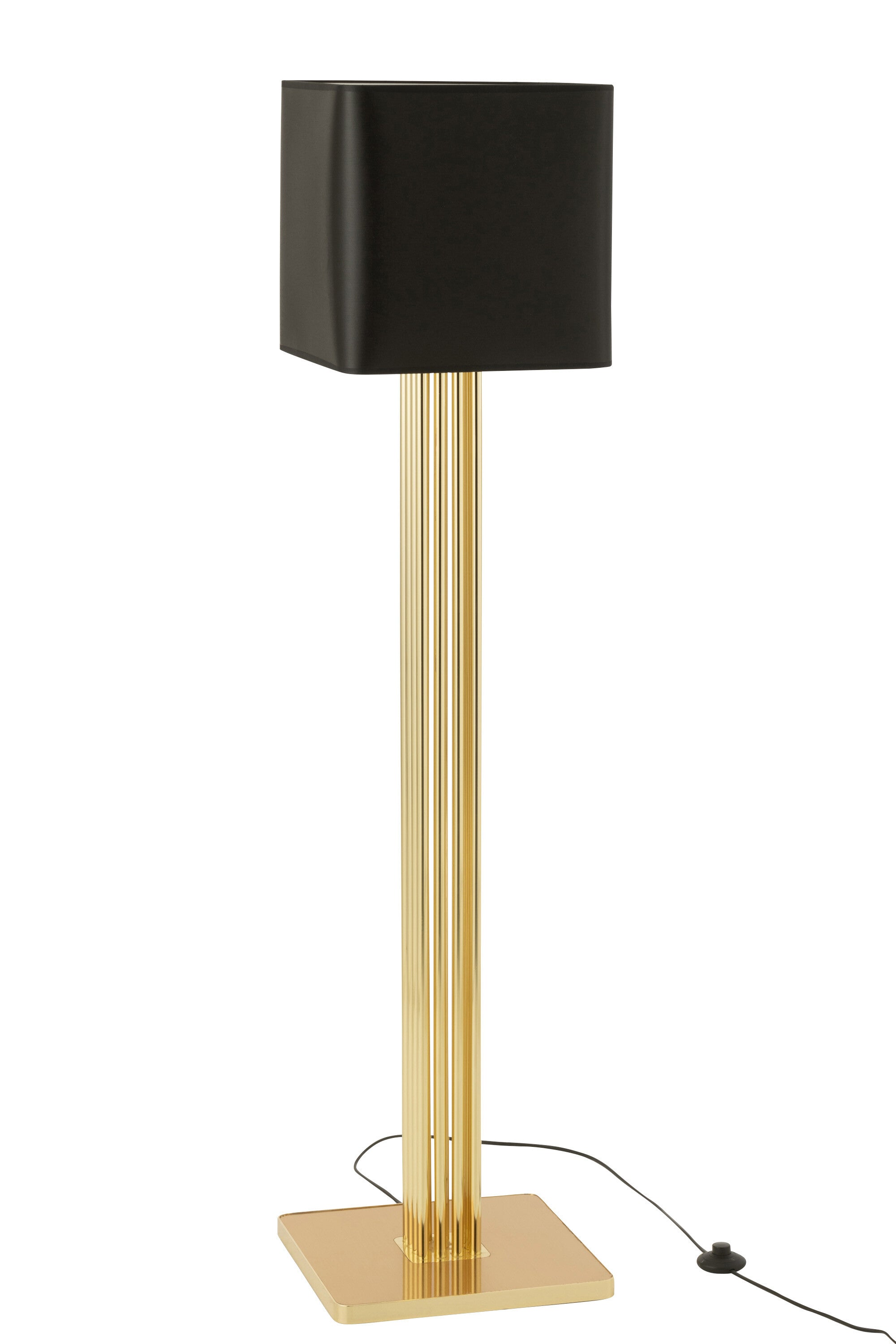 Vloerlamp Moderna Goud Metaal/Stof - J-LINE