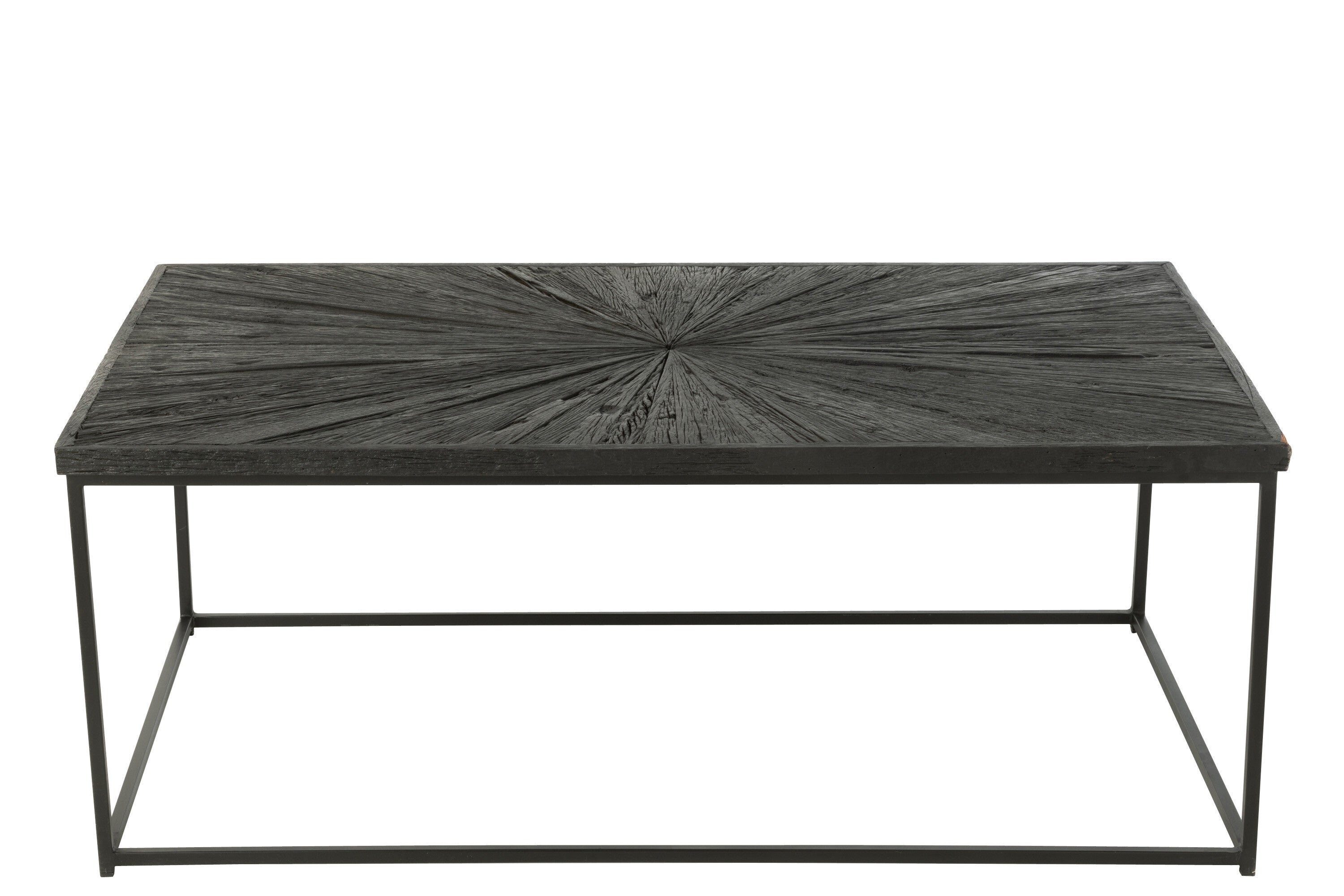 Salontafel Shanil Hout/IJzer Zwart - J-LINE