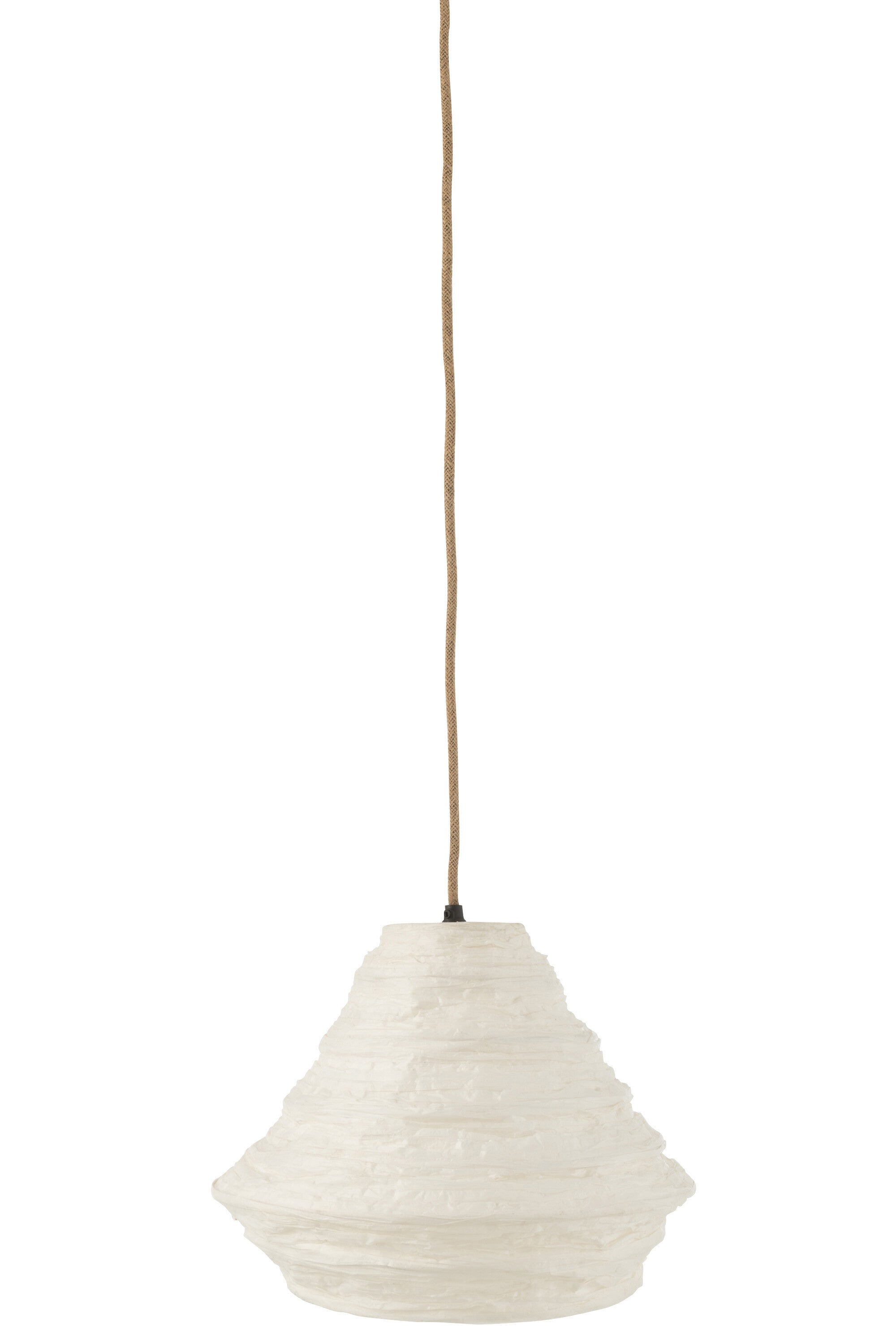 Hanglamp Nest raffia wit - J-LINE