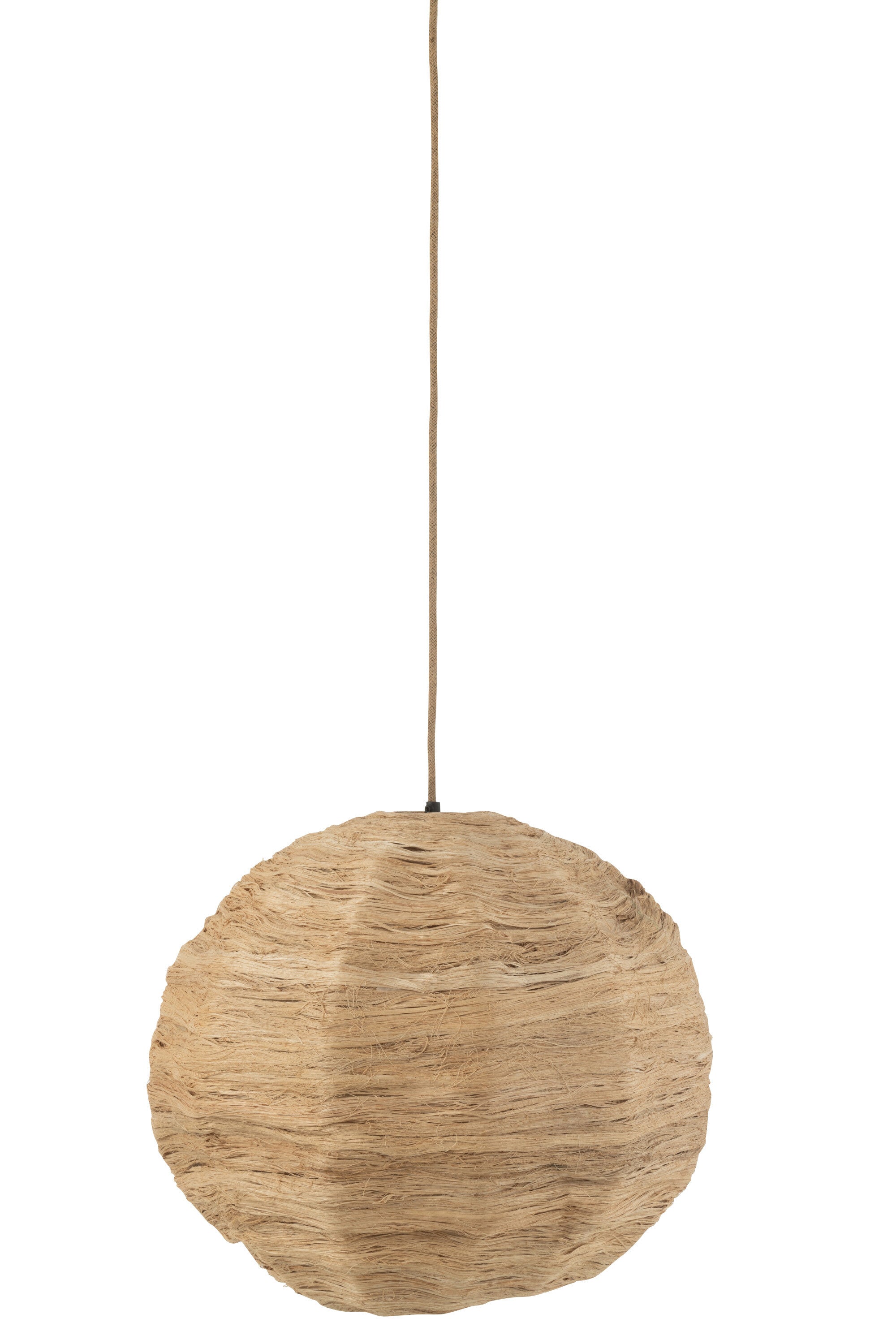 Hanglamp Bal Bananenblad Natuurlijk L - J-LINE