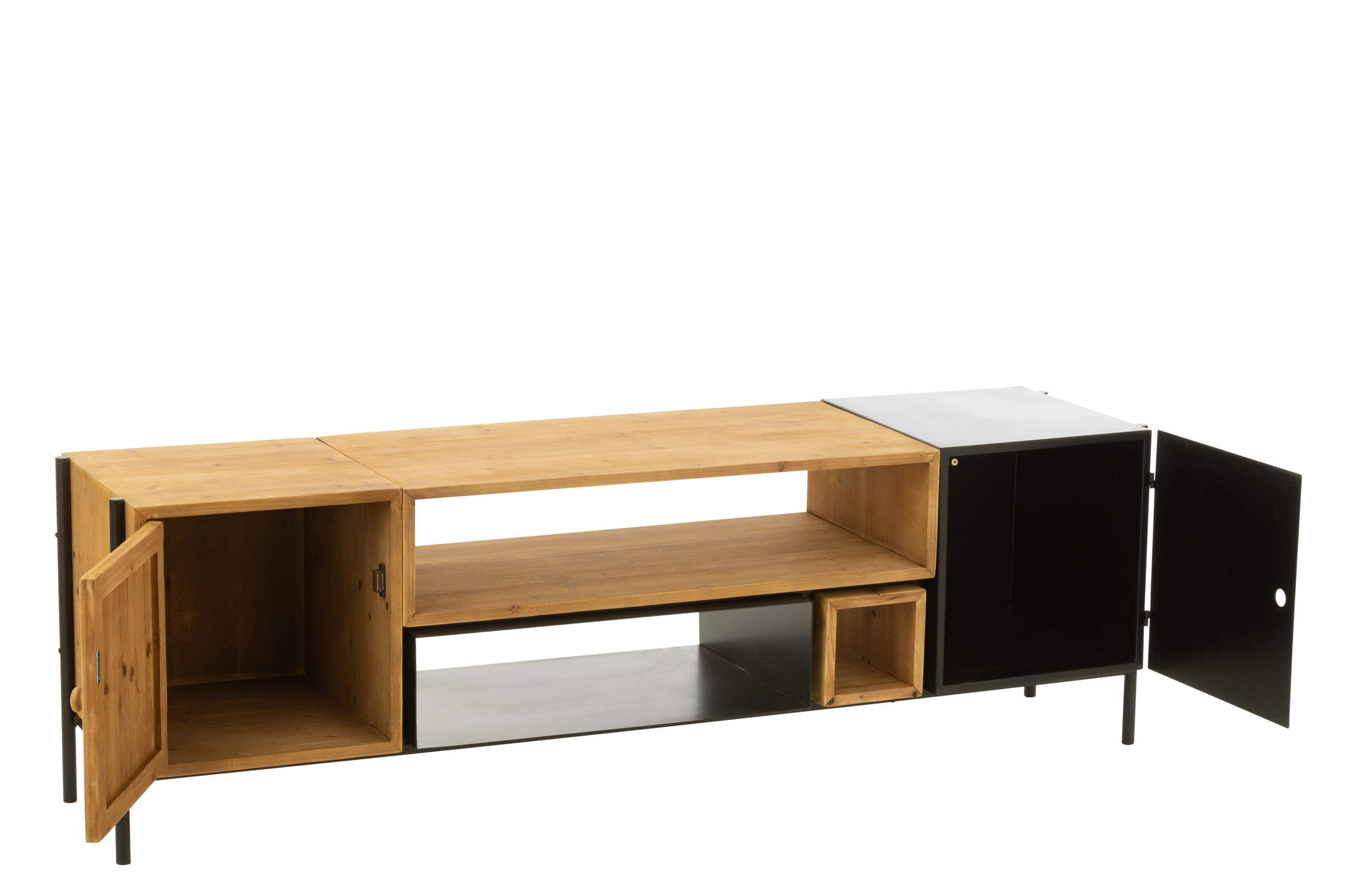Tv-kast Tina dennenhout/ijzer - J-LINE