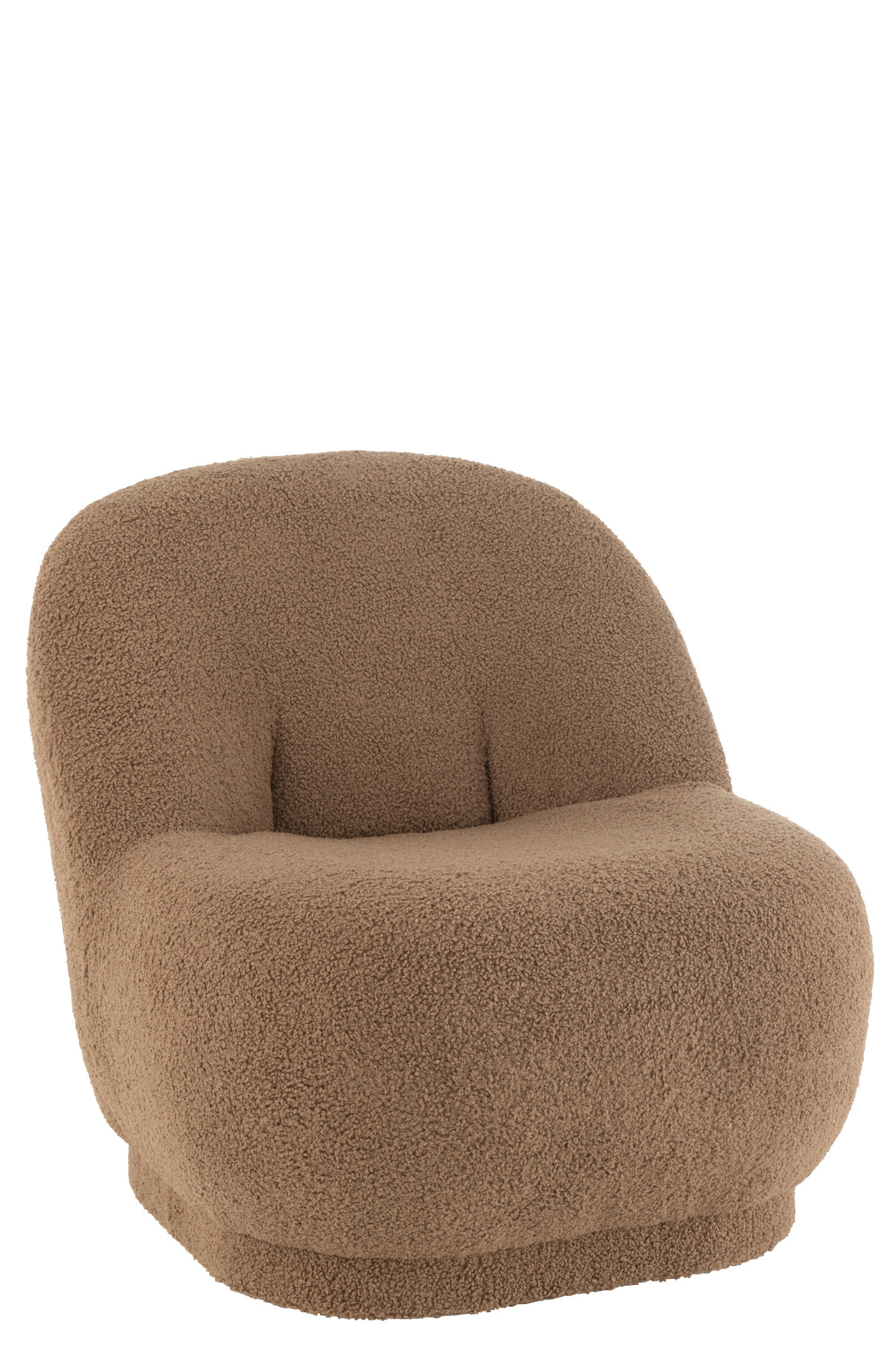 clubzetel Teddy Velvet Wit Bruin - J-LINE
