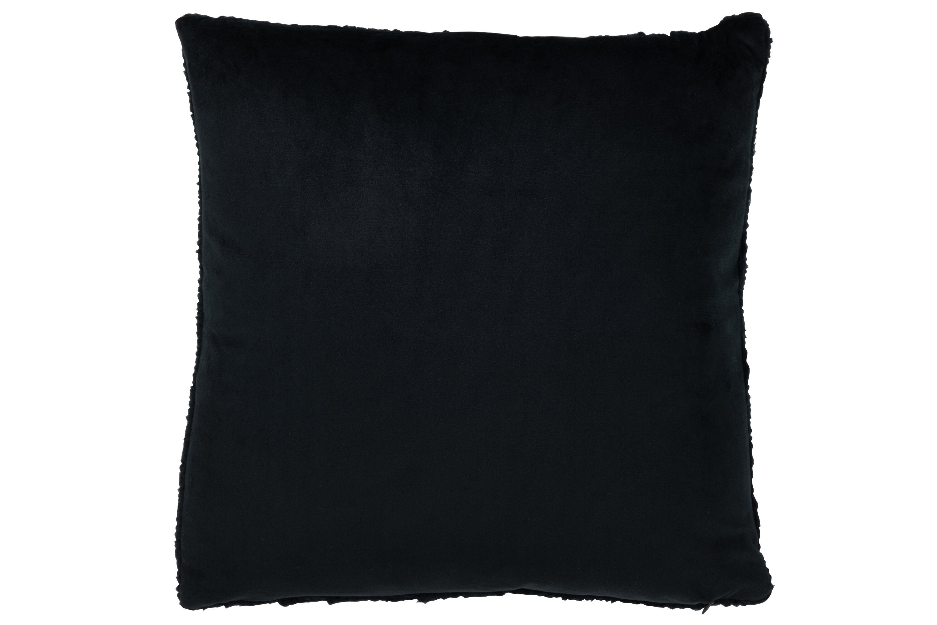 Kussen Twist Polyester Zwart - J-LINE