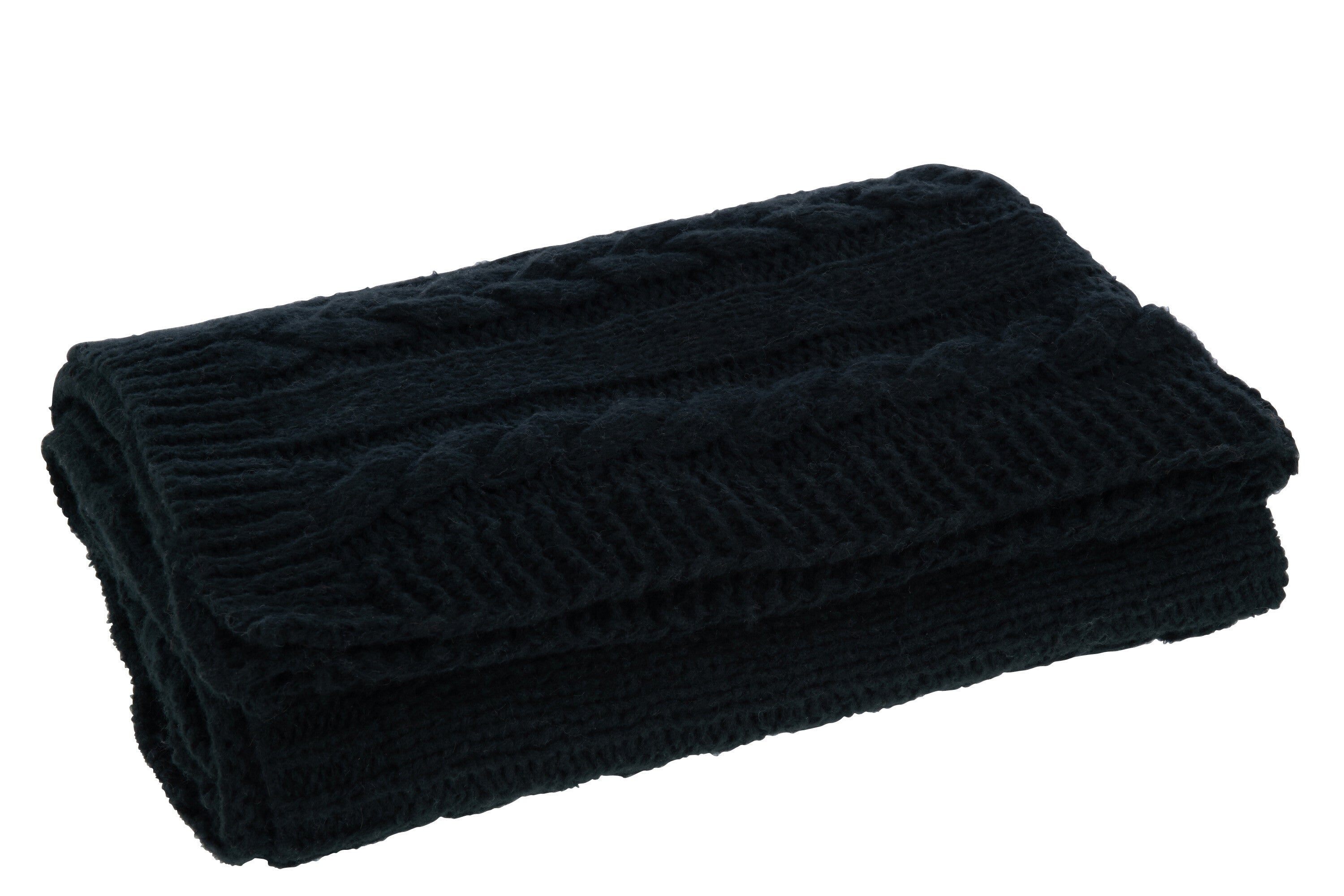 Plaid Twist Polyester Noir - J-LINE