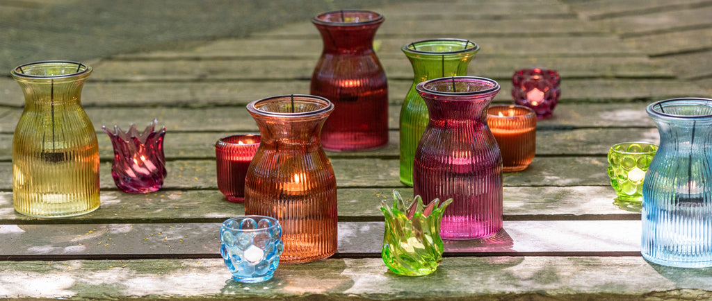 Theelichthouder Popa Glas Mix S/6 - J-LINE