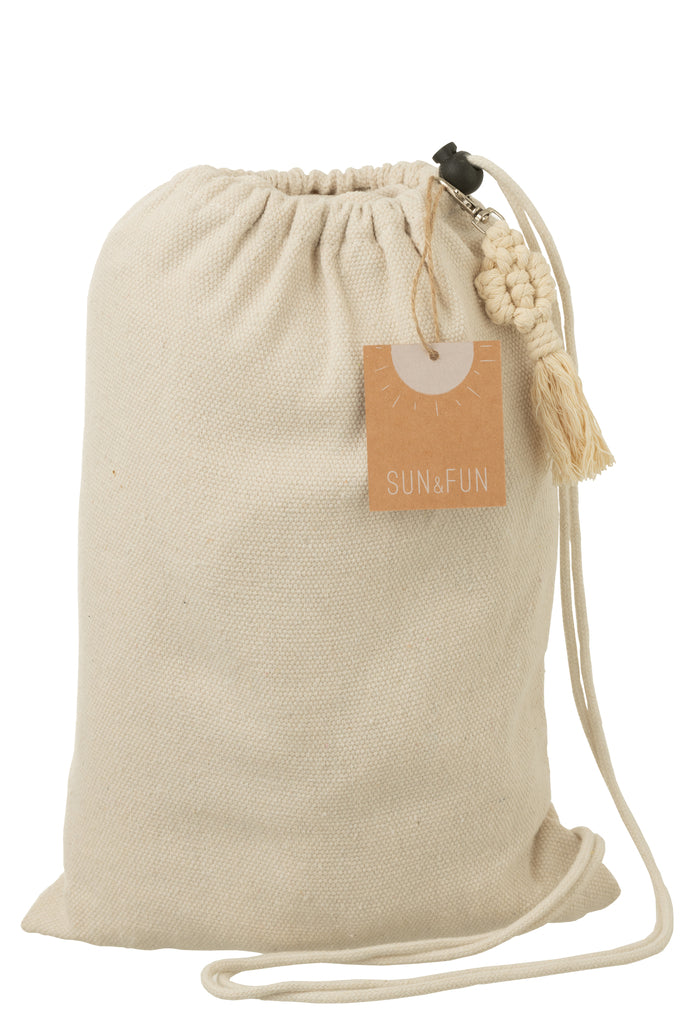 Hangmat effen beige - J-LINE
