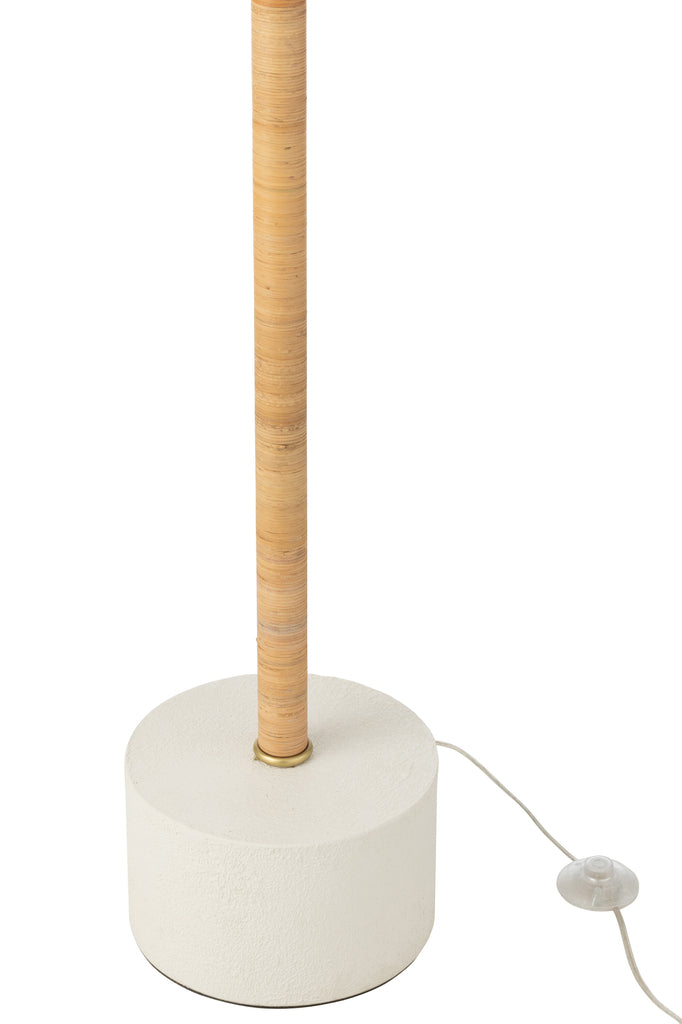Lampadaire en rotin cocotier S - J-LINE