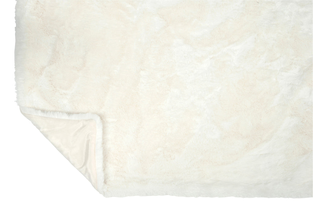 Geruite plaid polyester wit - J-LINE