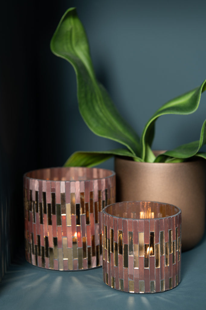 Theelichthouder Chic Glas S - J-LINE