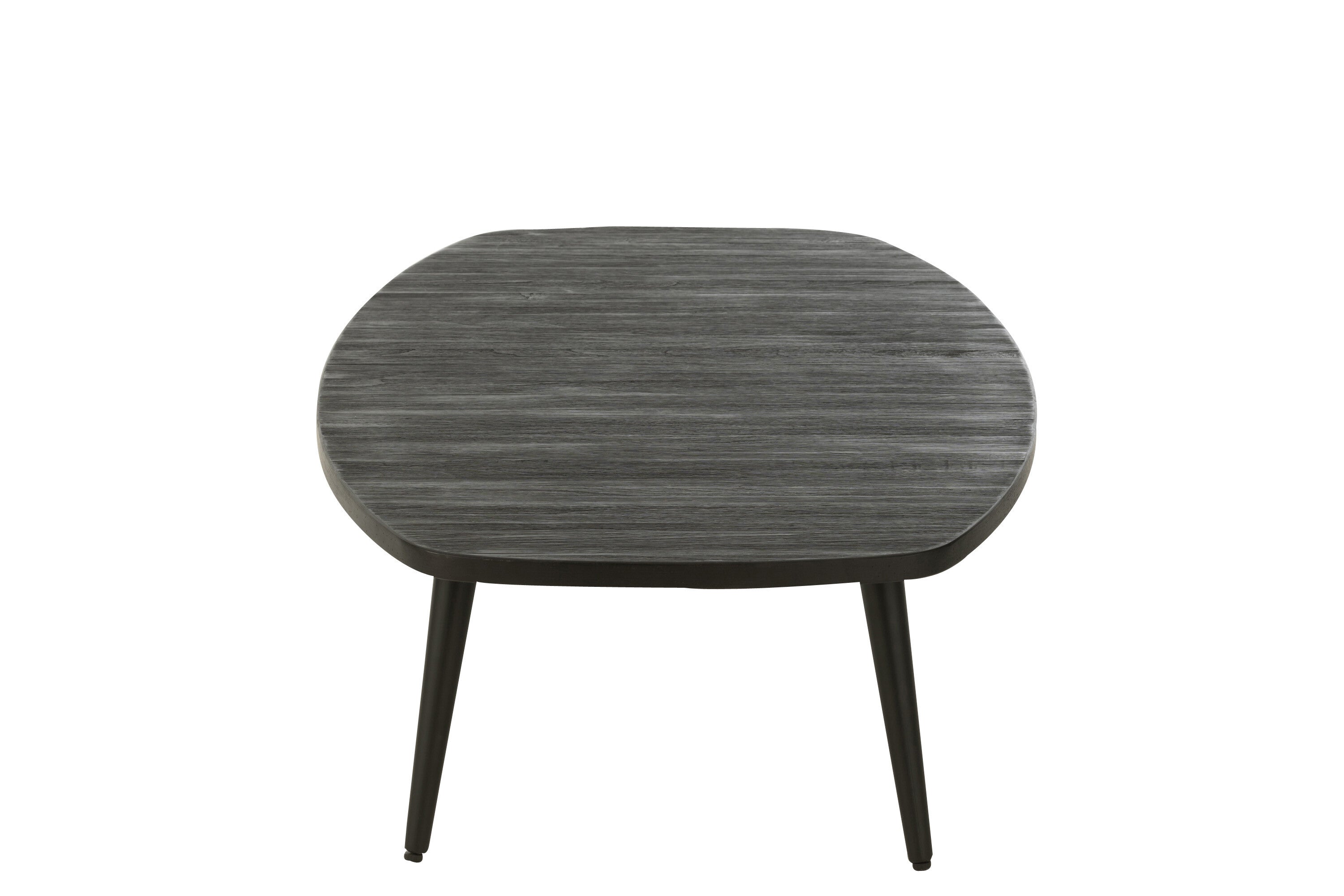 Salontafel Gerecycled Teakhout Zwart - J-LINE