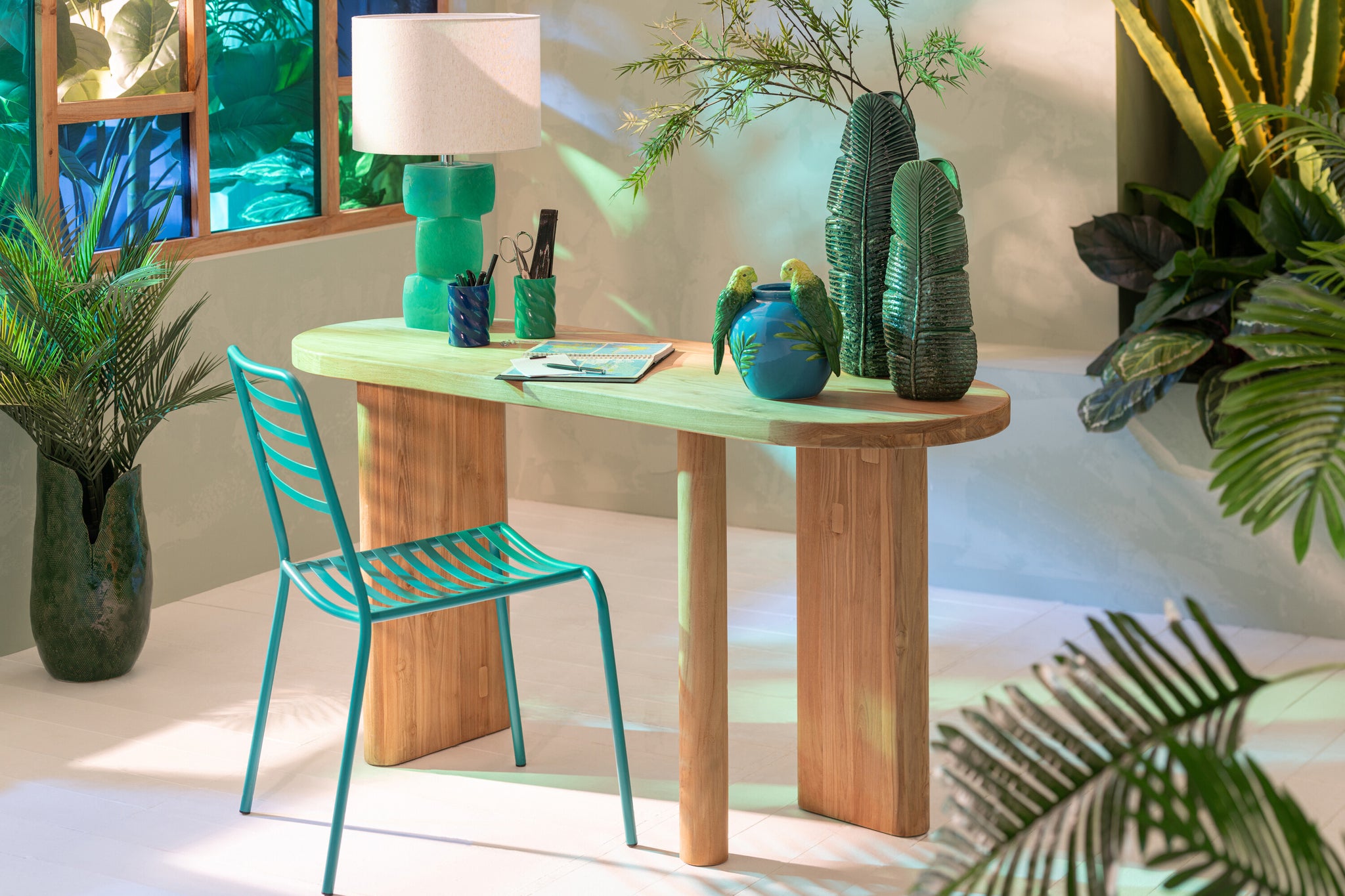Tafel Teakhout Natuurlijk - J-LINE