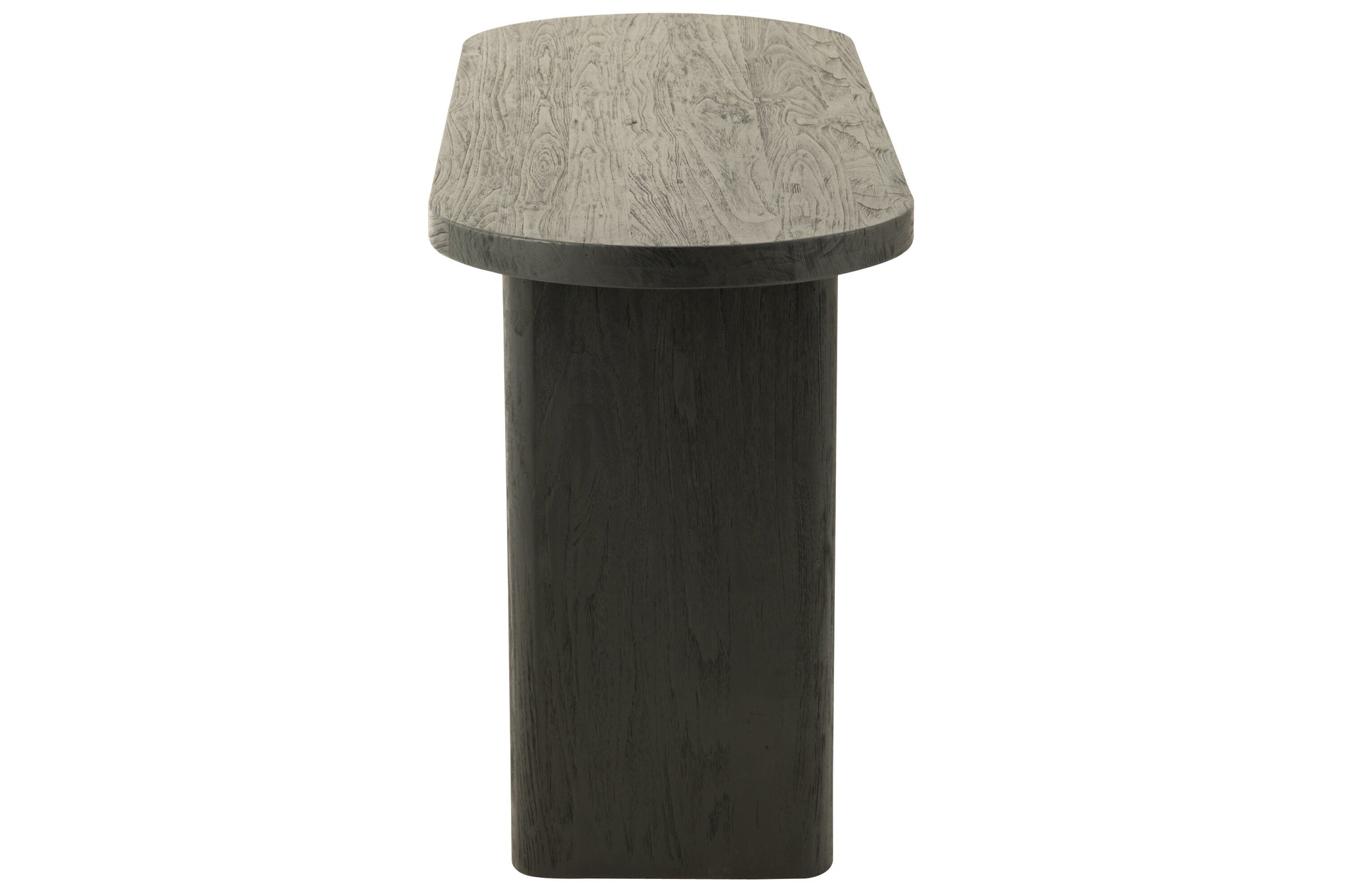 Console en teck noir - J-LINE