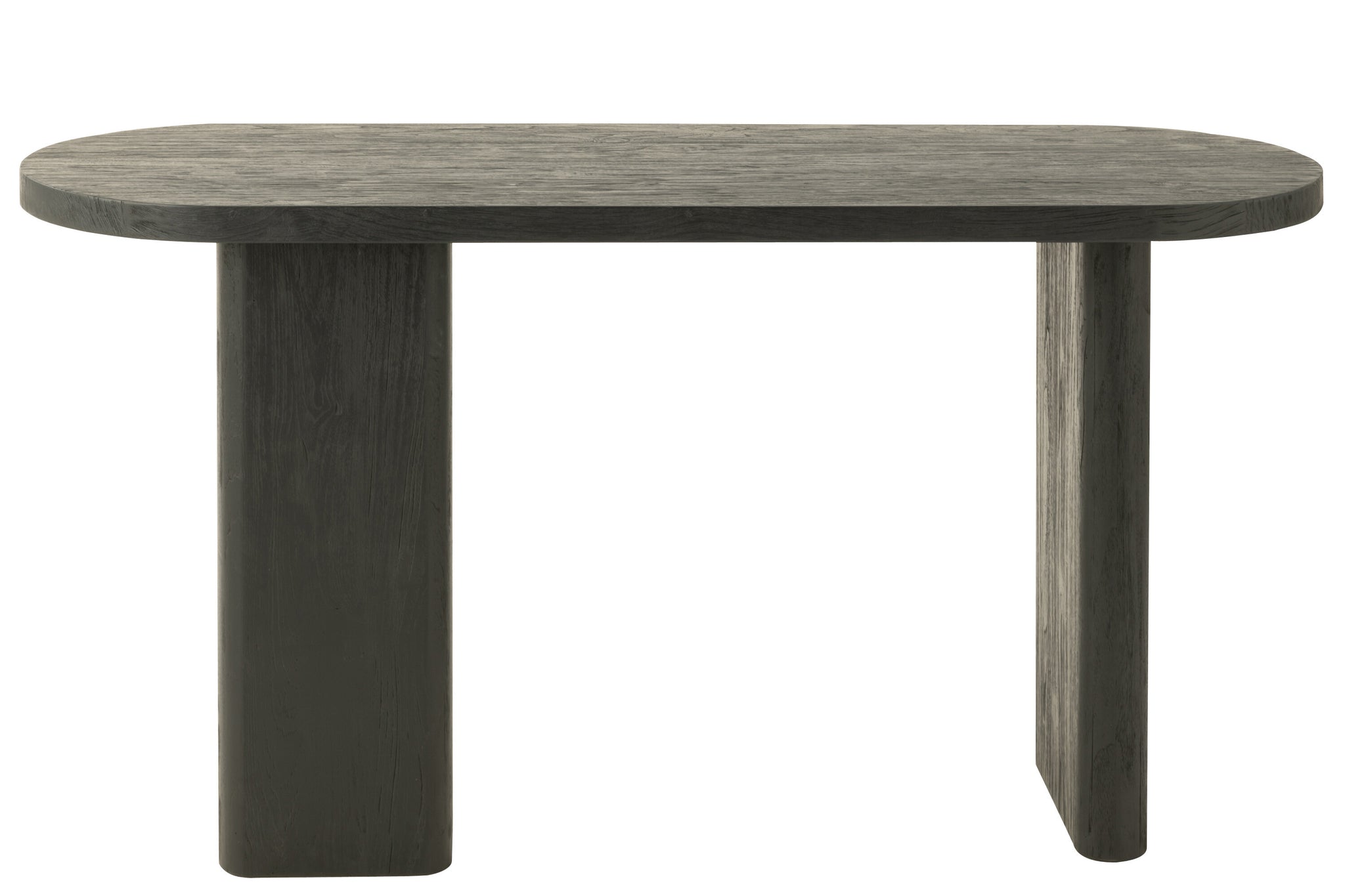 Console en teck noir - J-LINE