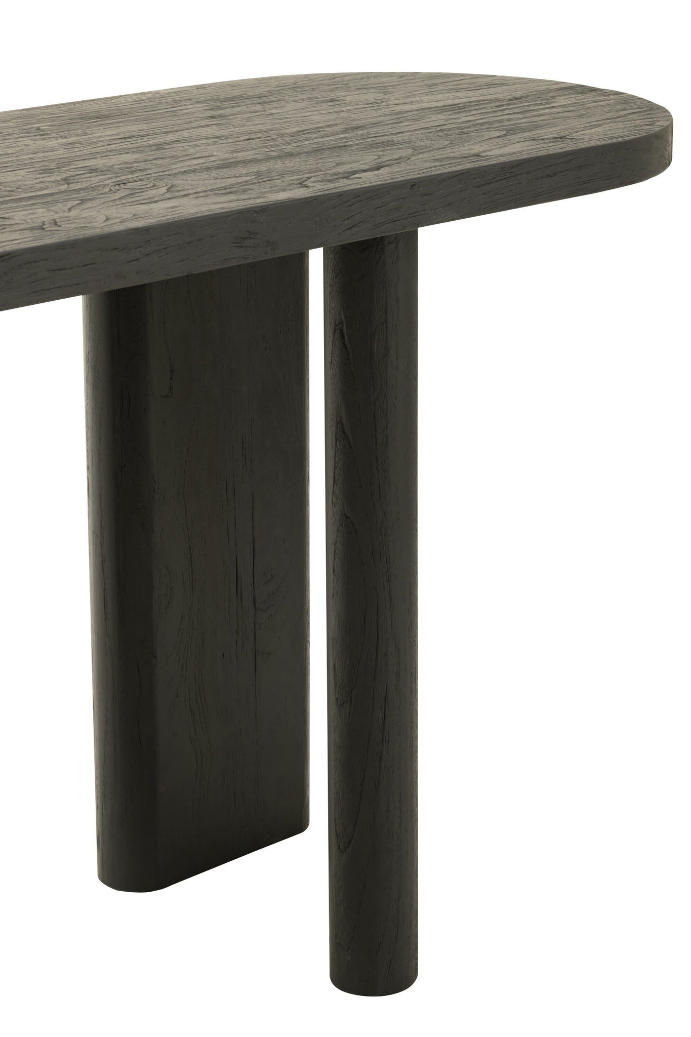 Console en teck noir - J-LINE