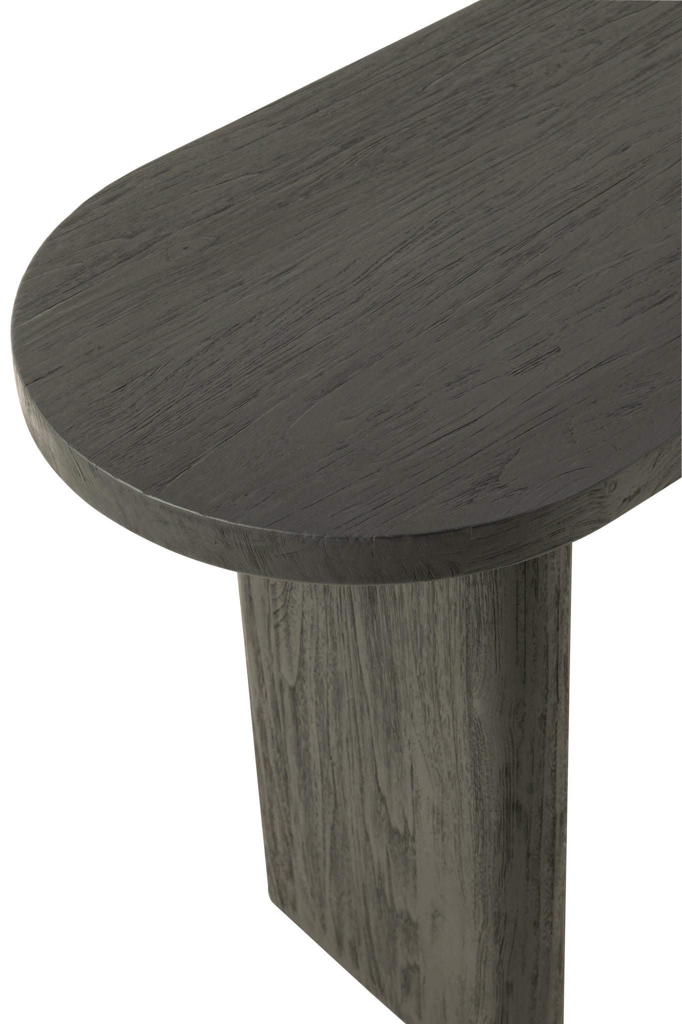 Console en teck noir - J-LINE