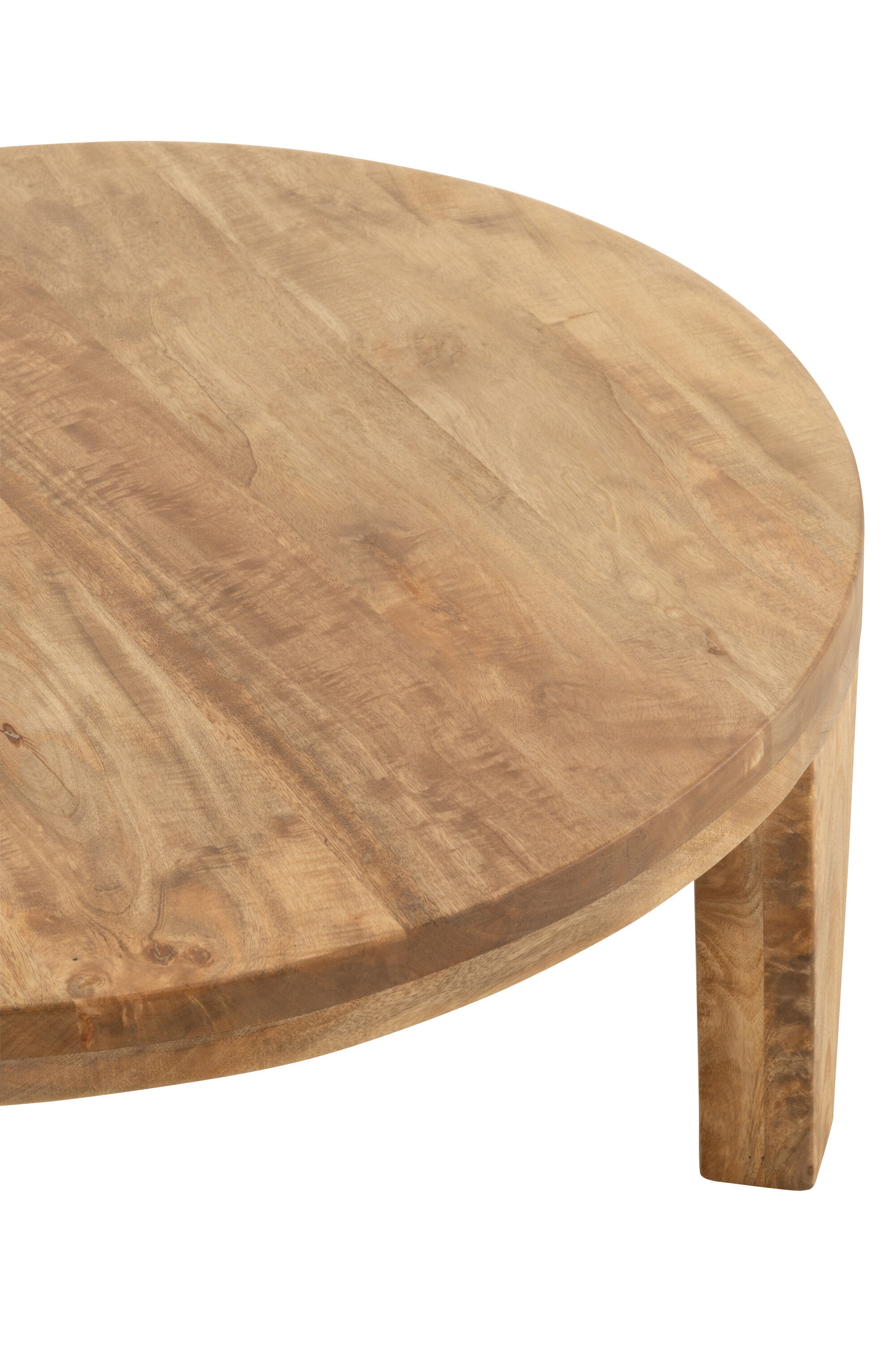 Salontafel rond mangohout natuurlijk - J-LINE