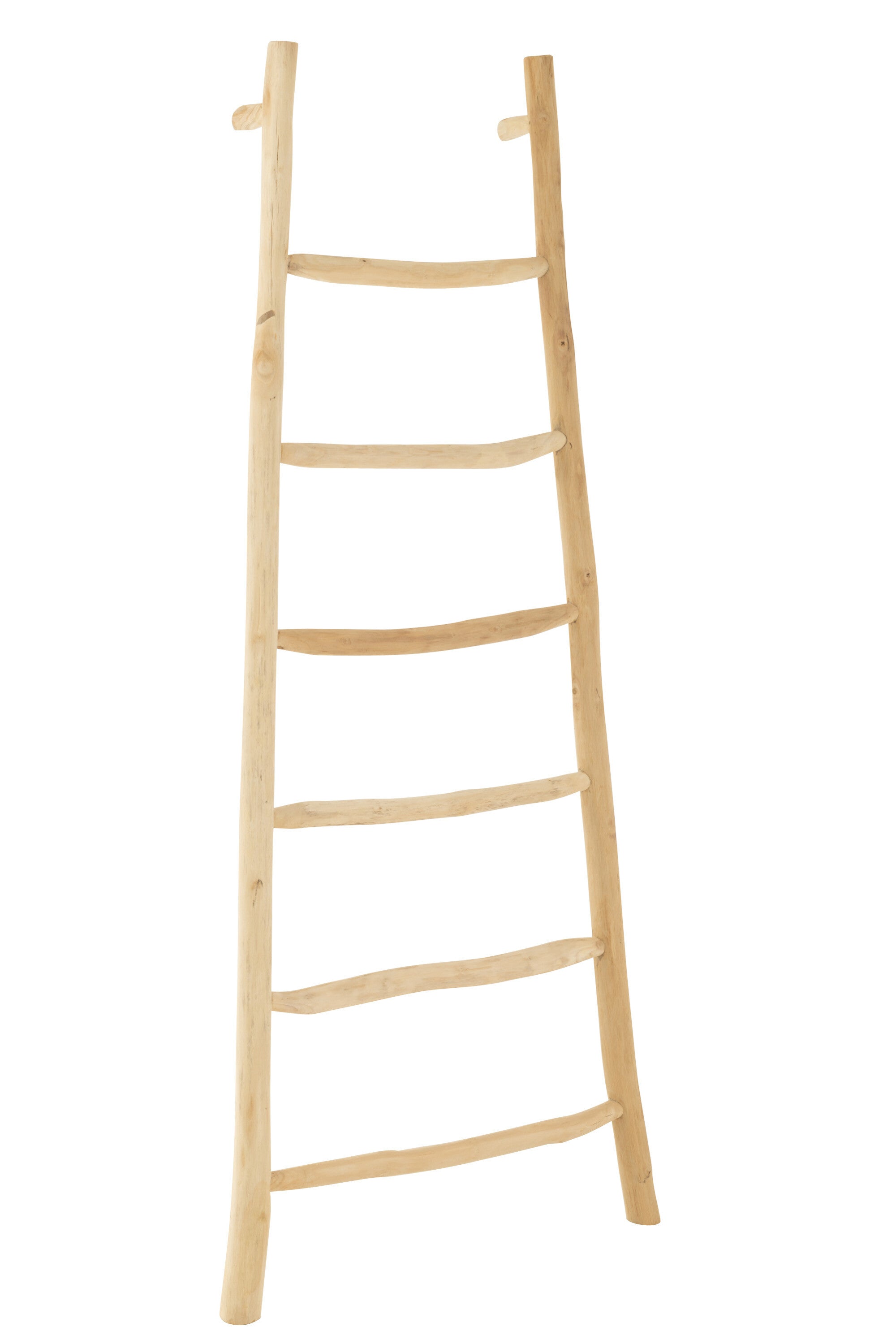 Ladder 6 treden Teakhout Natuurlijk - J-LINE