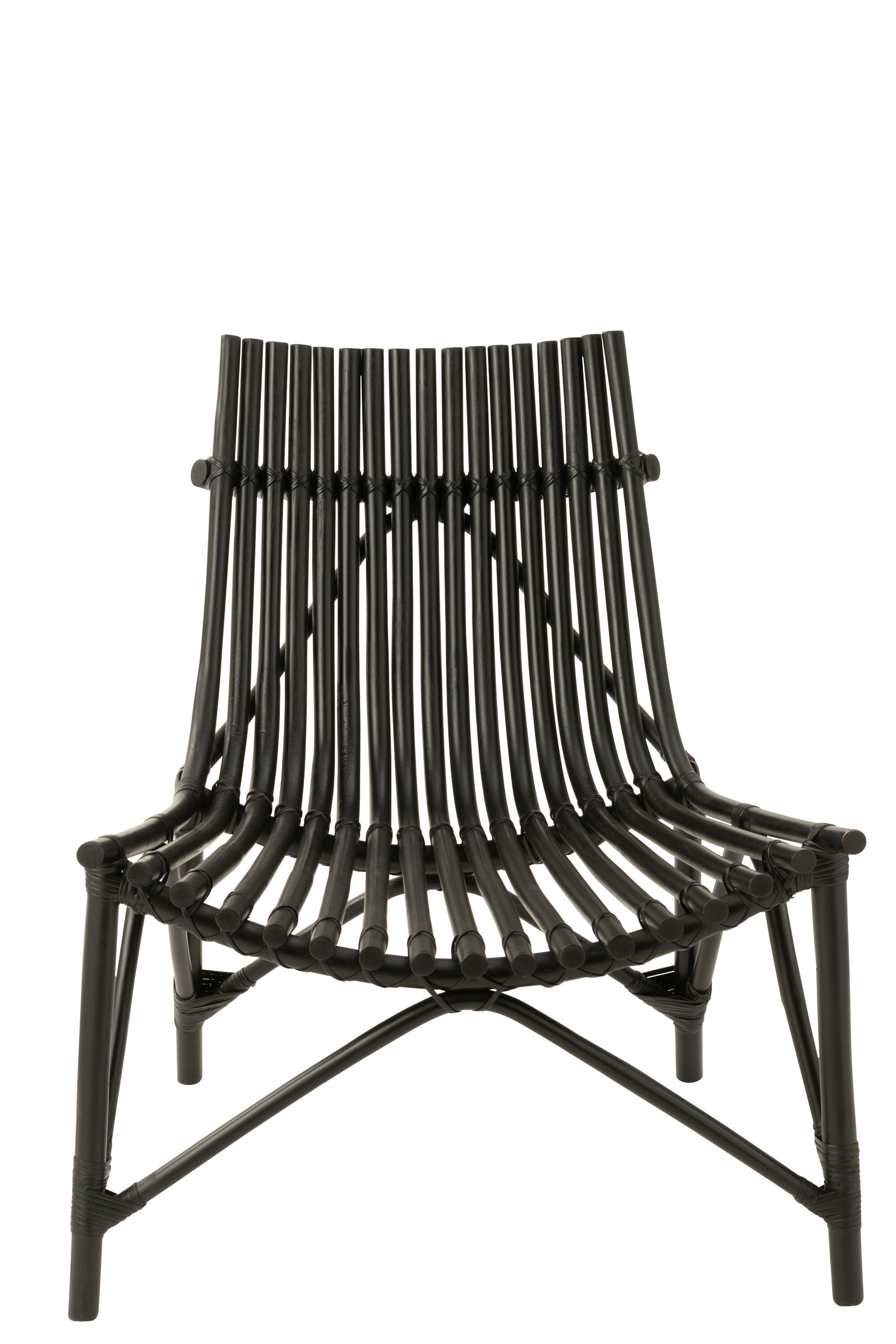 Stoel Rotan Zwart - J-LINE