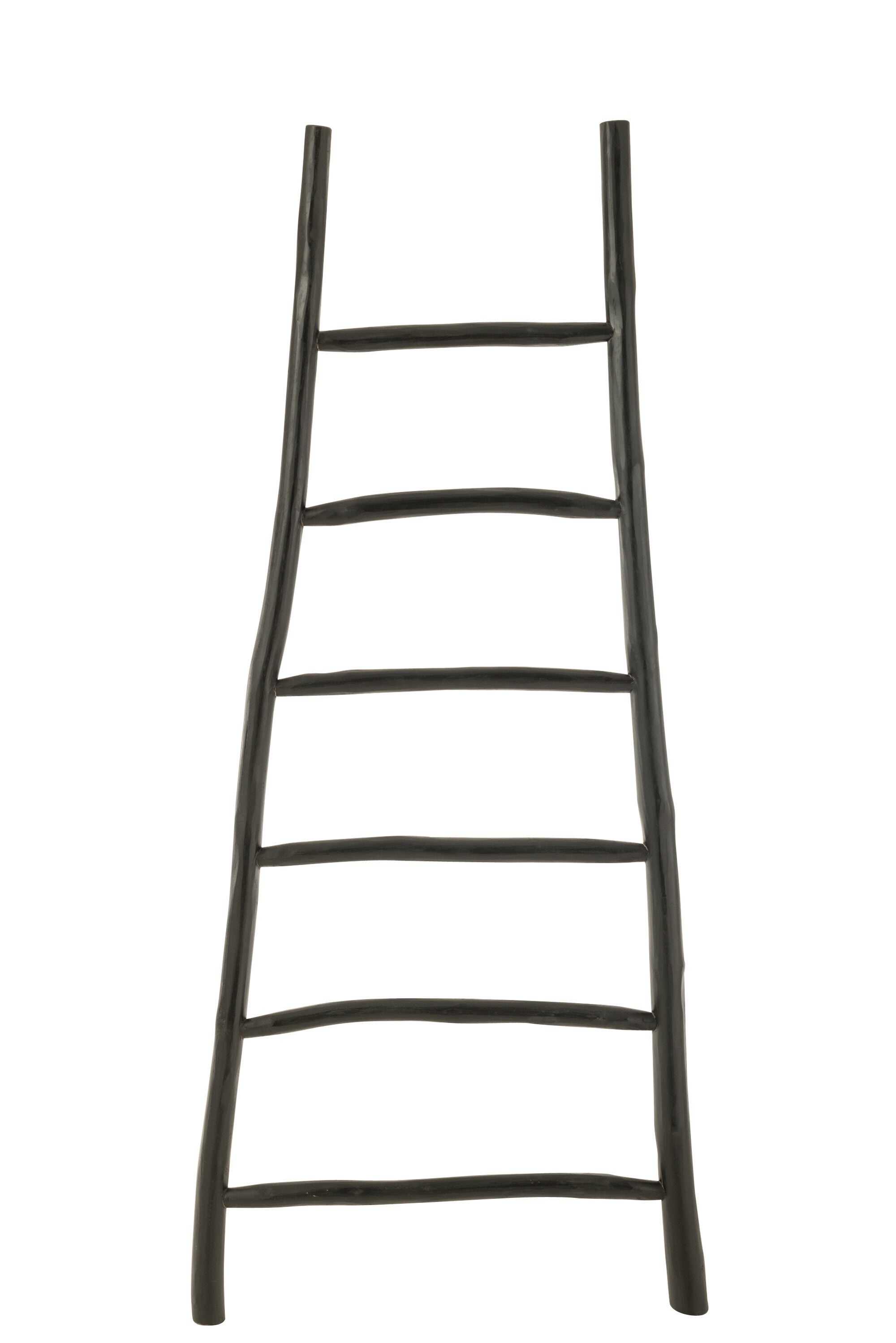 Ladder 6 treden Teakhout Zwart - J-LINE