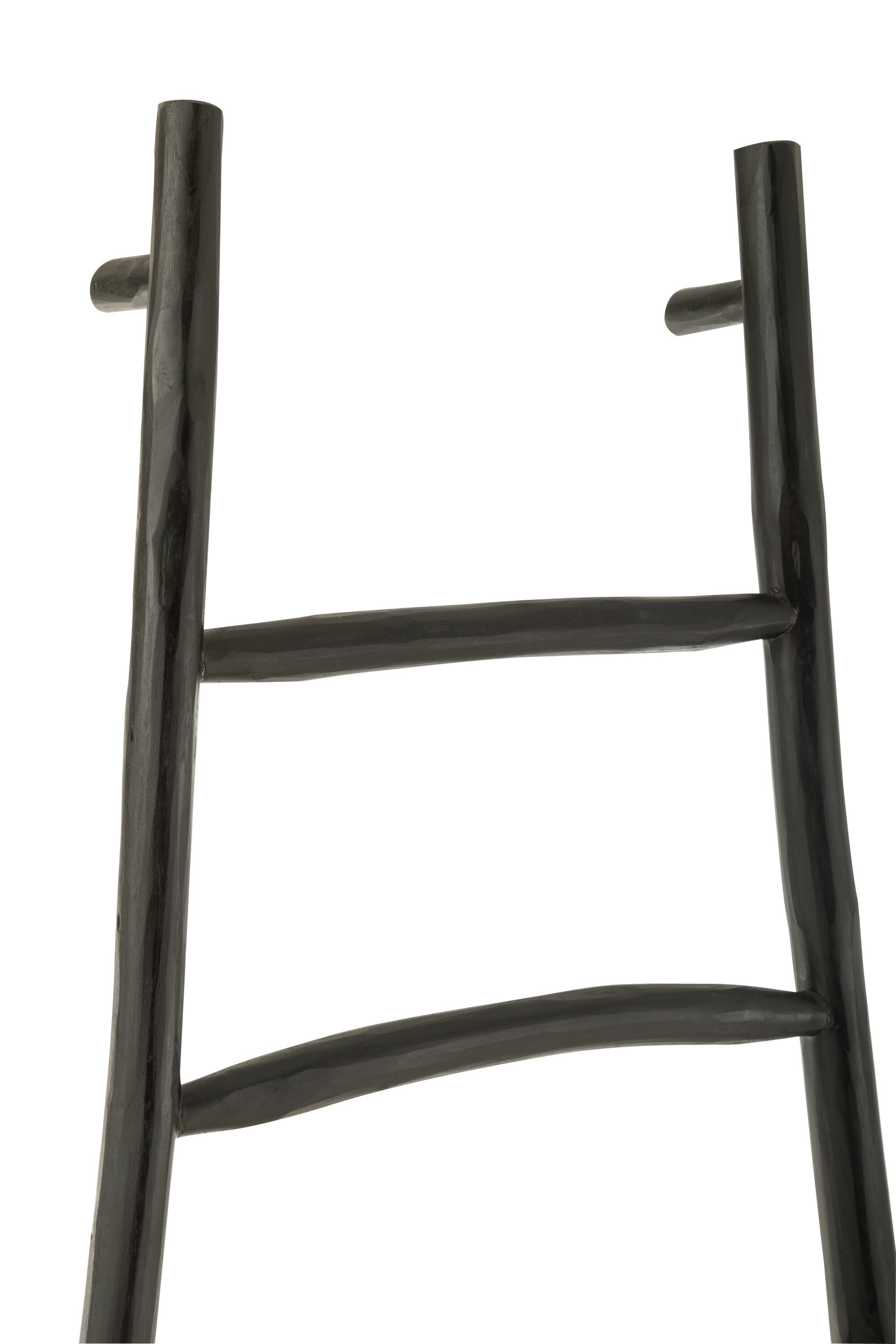 Ladder 6 treden Teakhout Zwart - J-LINE