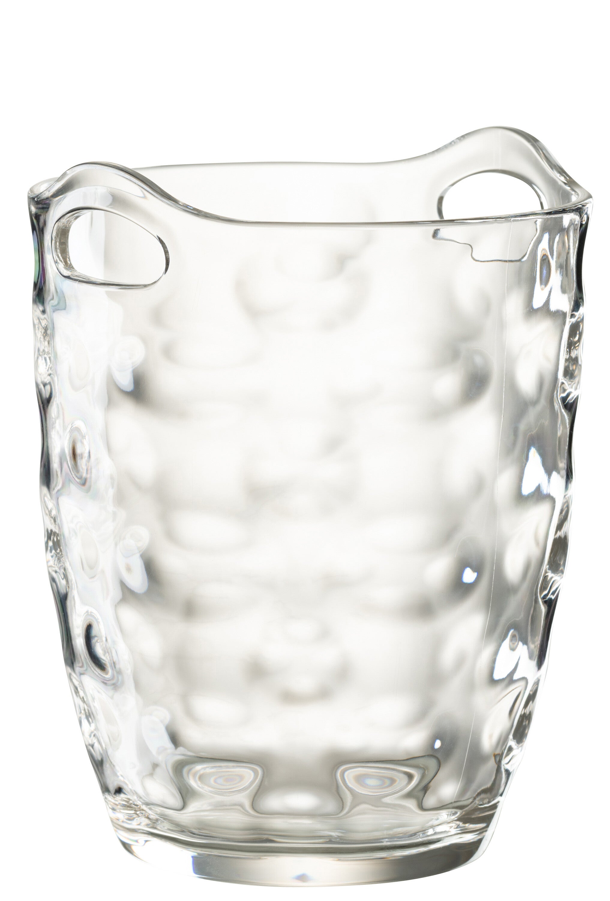 Seau à glace transparent en plastique Leonard - J-LINE