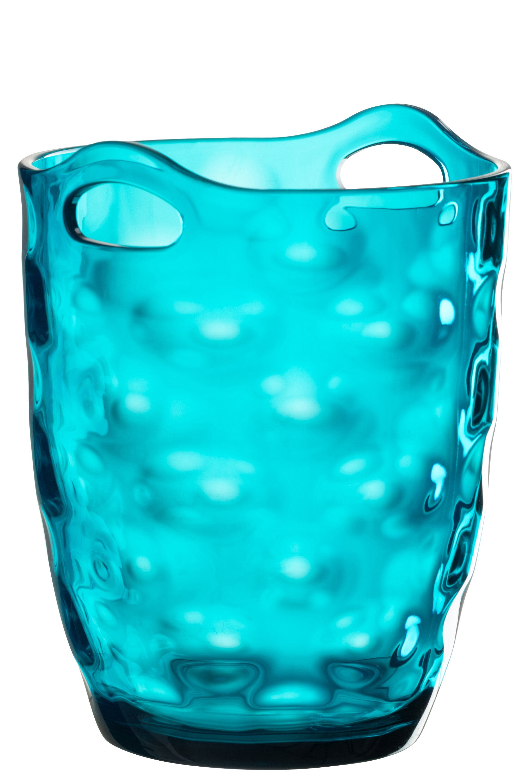 Seau à glace en plastique Leonard bleu - J-LINE