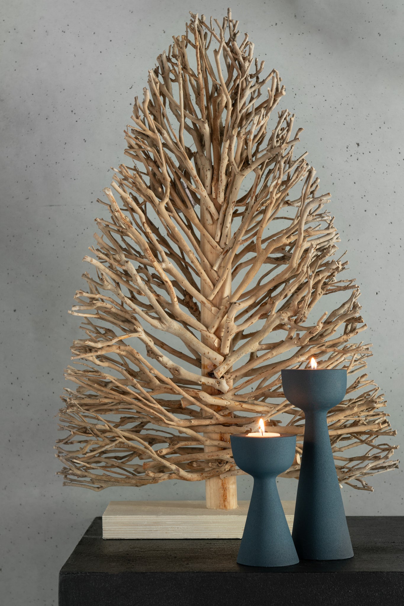 Boom Op Voet Teatree Hout Natuurlijk - J-LINE