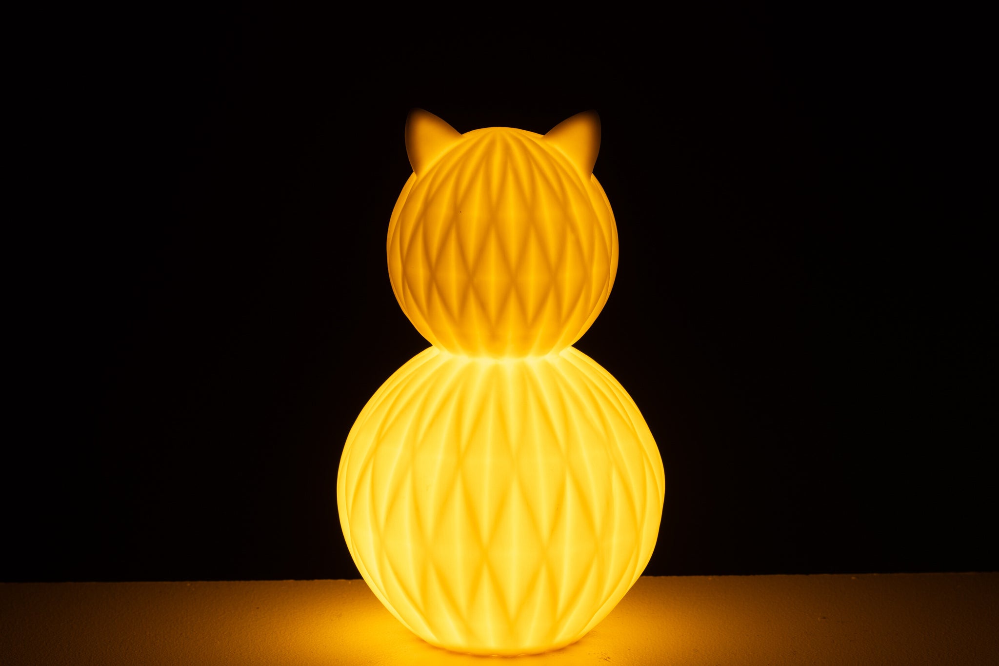 Lampe LED Chat Porcelaine - J-LINE
