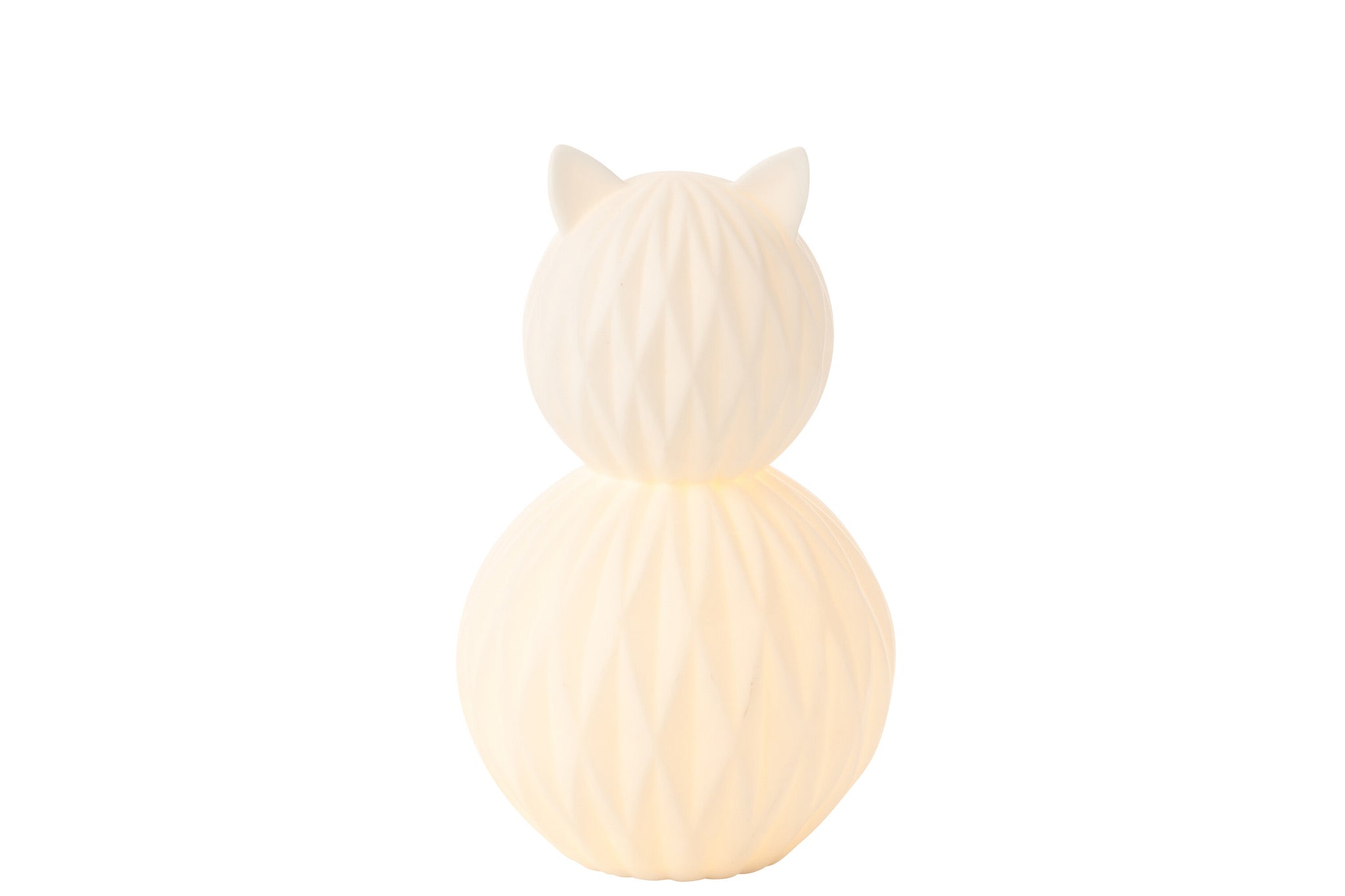Lampe LED Chat Porcelaine - J-LINE