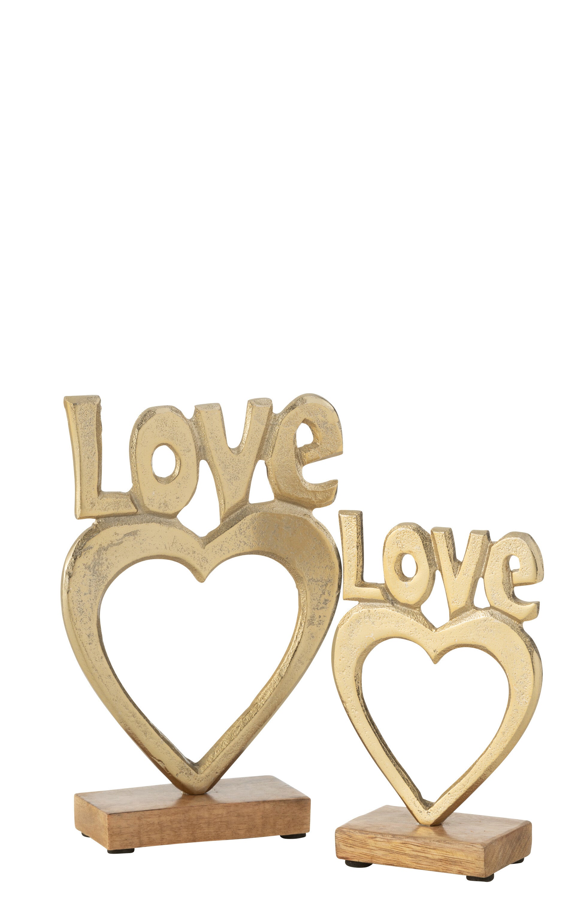 Decoratie Aluminium/Hout L - J-LINE
