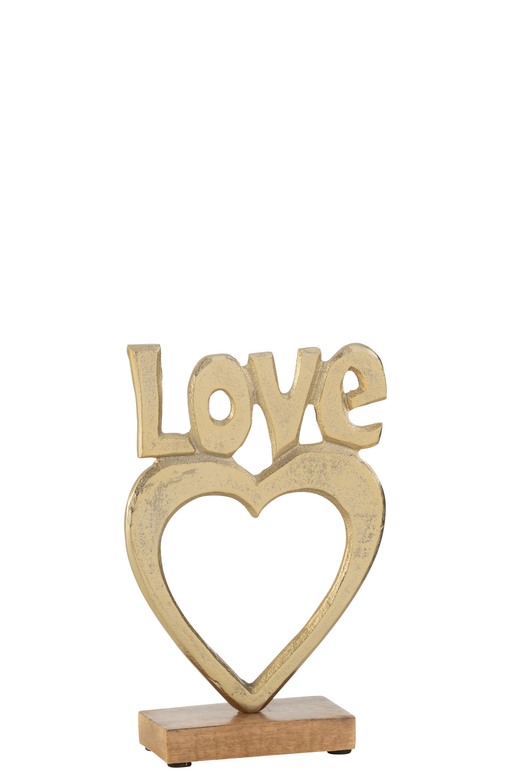 Decoratie Aluminium/Hout L - J-LINE