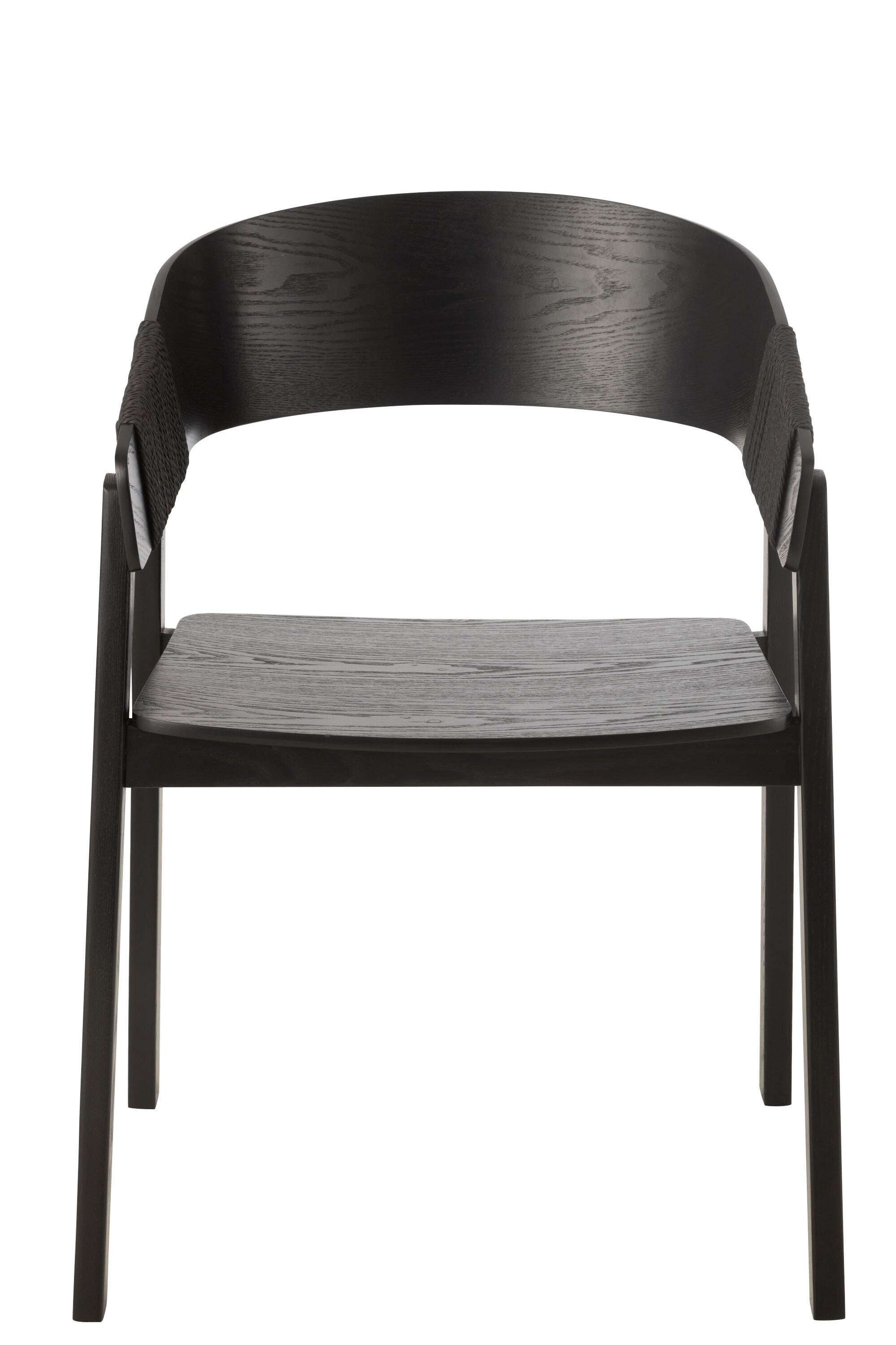 Stoel Naga Ashwood/Touw Zwart - J-LINE