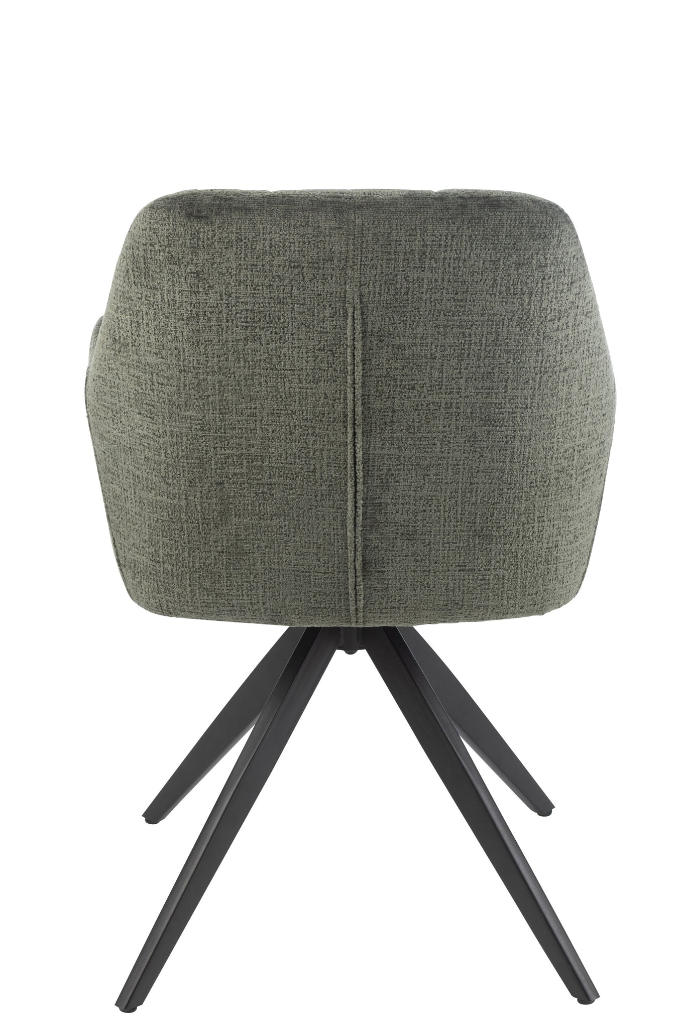 Armstoel Louna IJzer/Acryl Groen - J-LINE