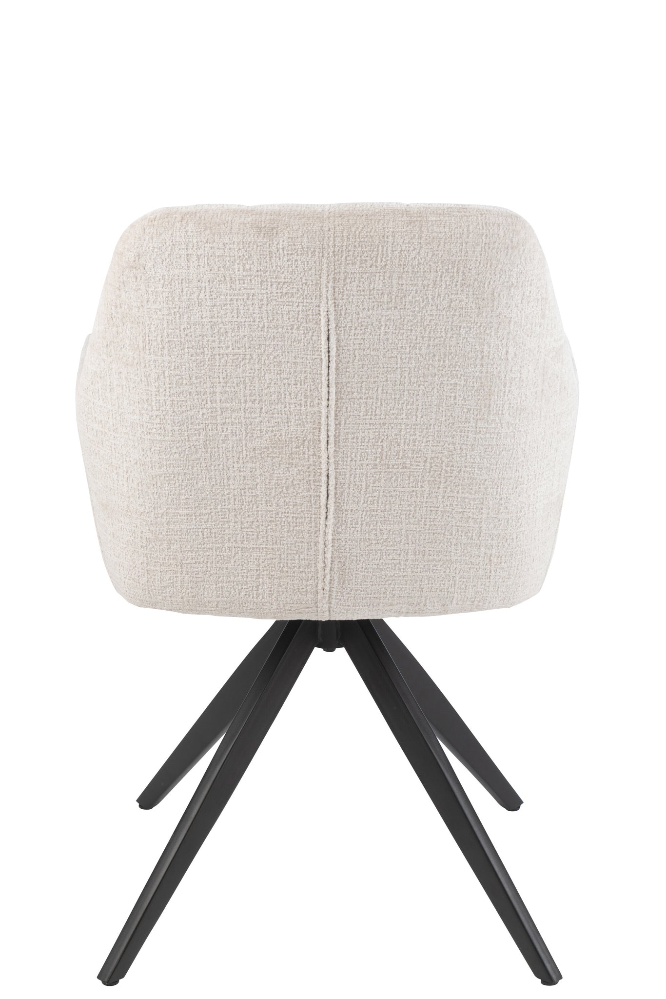 Armstoel Louna IJzer/Acryl Ivoor - J-LINE