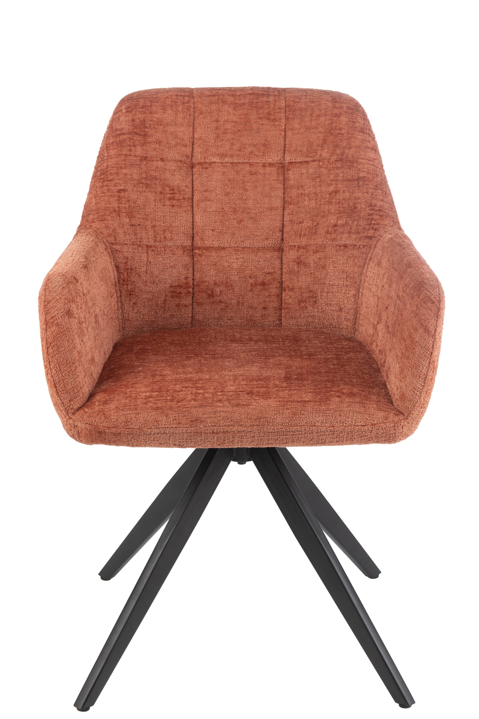 Stoel Louna IJzer/Acryl Perzik - J-LINE