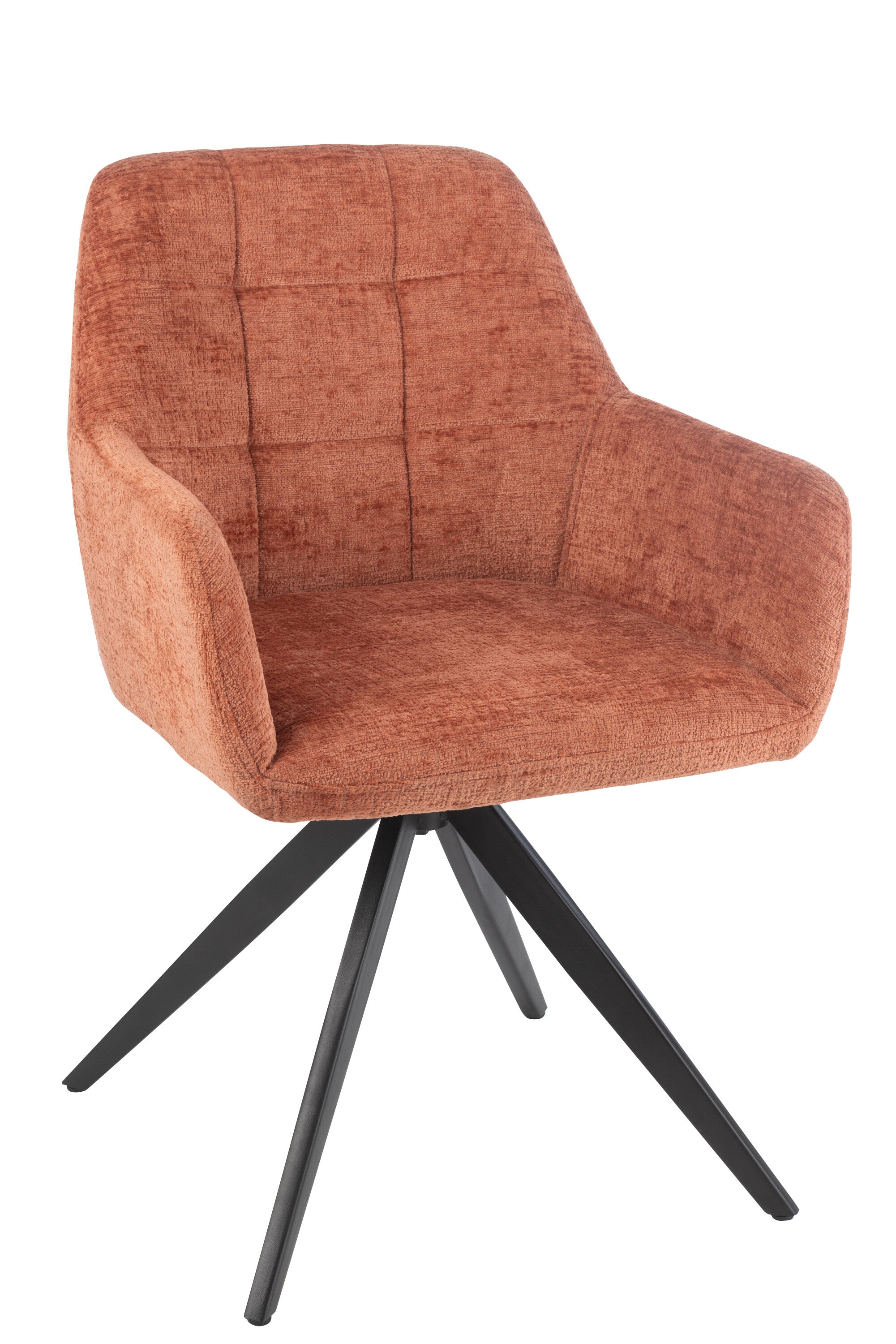 Stoel Louna IJzer/Acryl Perzik - J-LINE