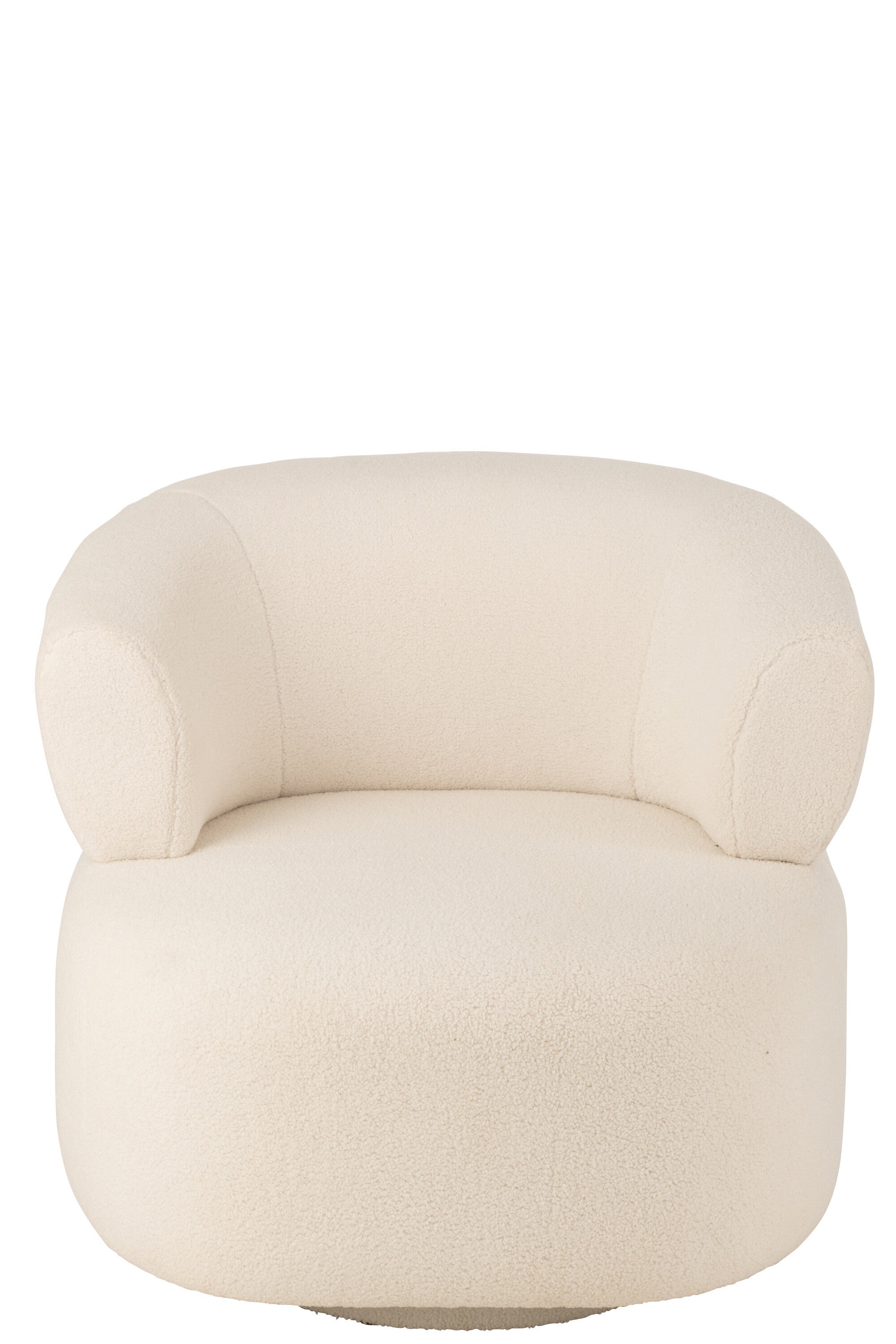 Lounge stoel Universe Schuim/Stof Wit - J-LINE