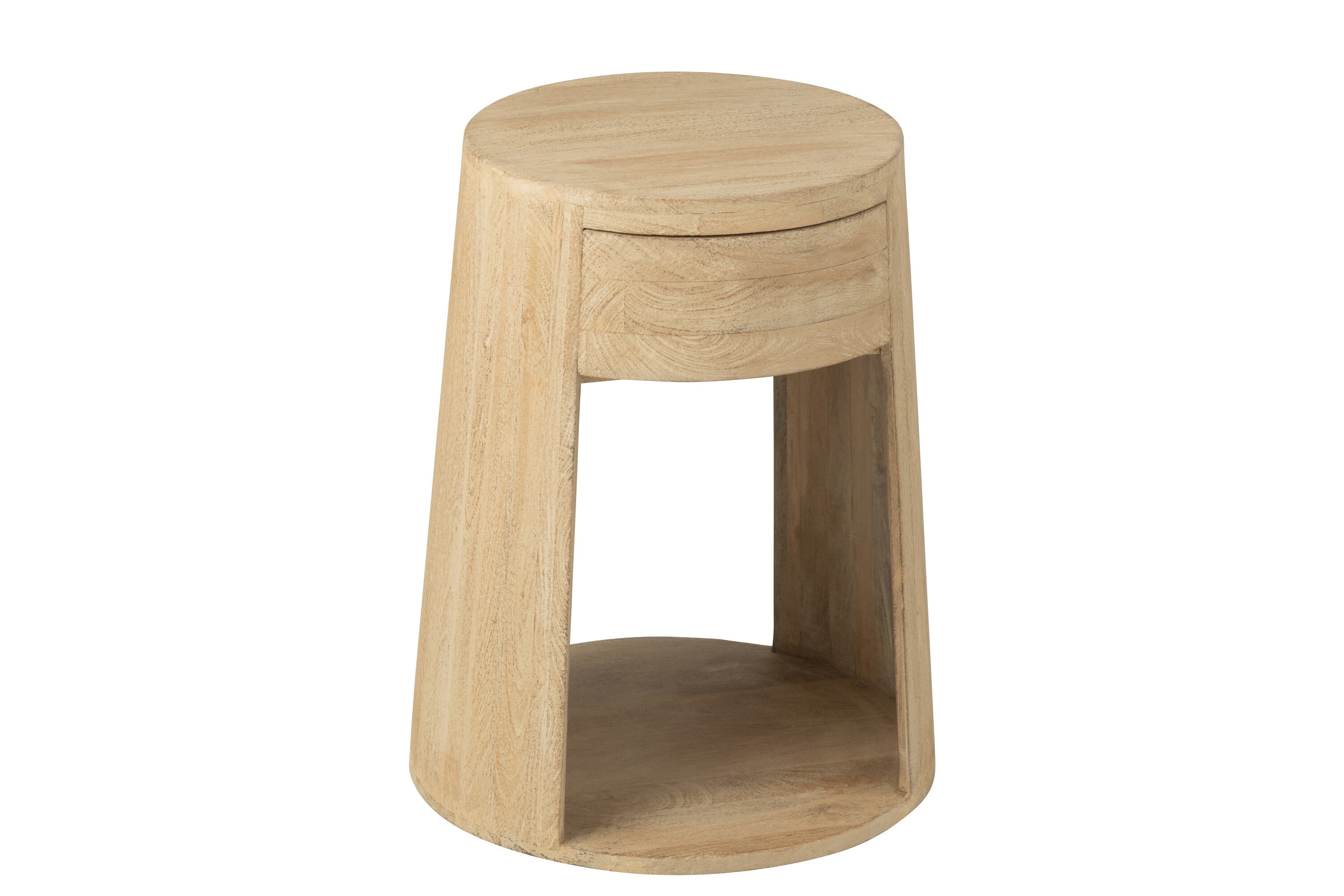 Bijzettafel mangohout/MDF - J-LINE