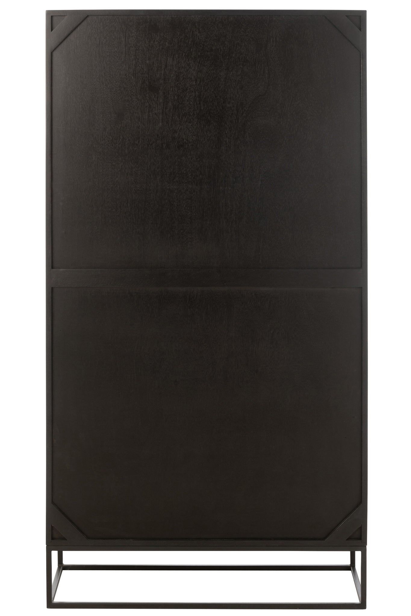 Étagère J-LINE en bois de manguier/MDF noir - EN RUPTURE DE STOCK