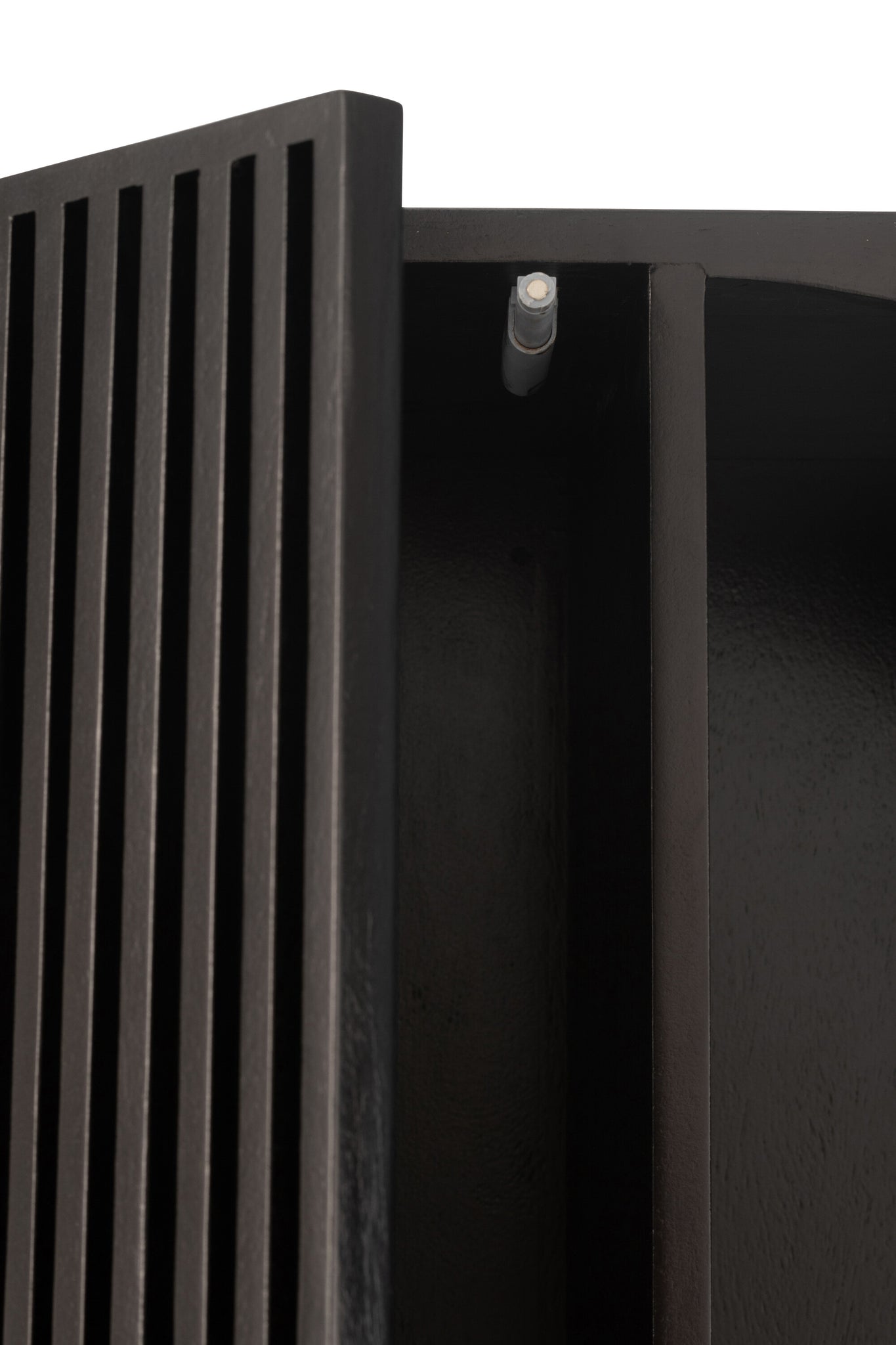 Étagère J-LINE en bois de manguier/MDF noir - EN RUPTURE DE STOCK