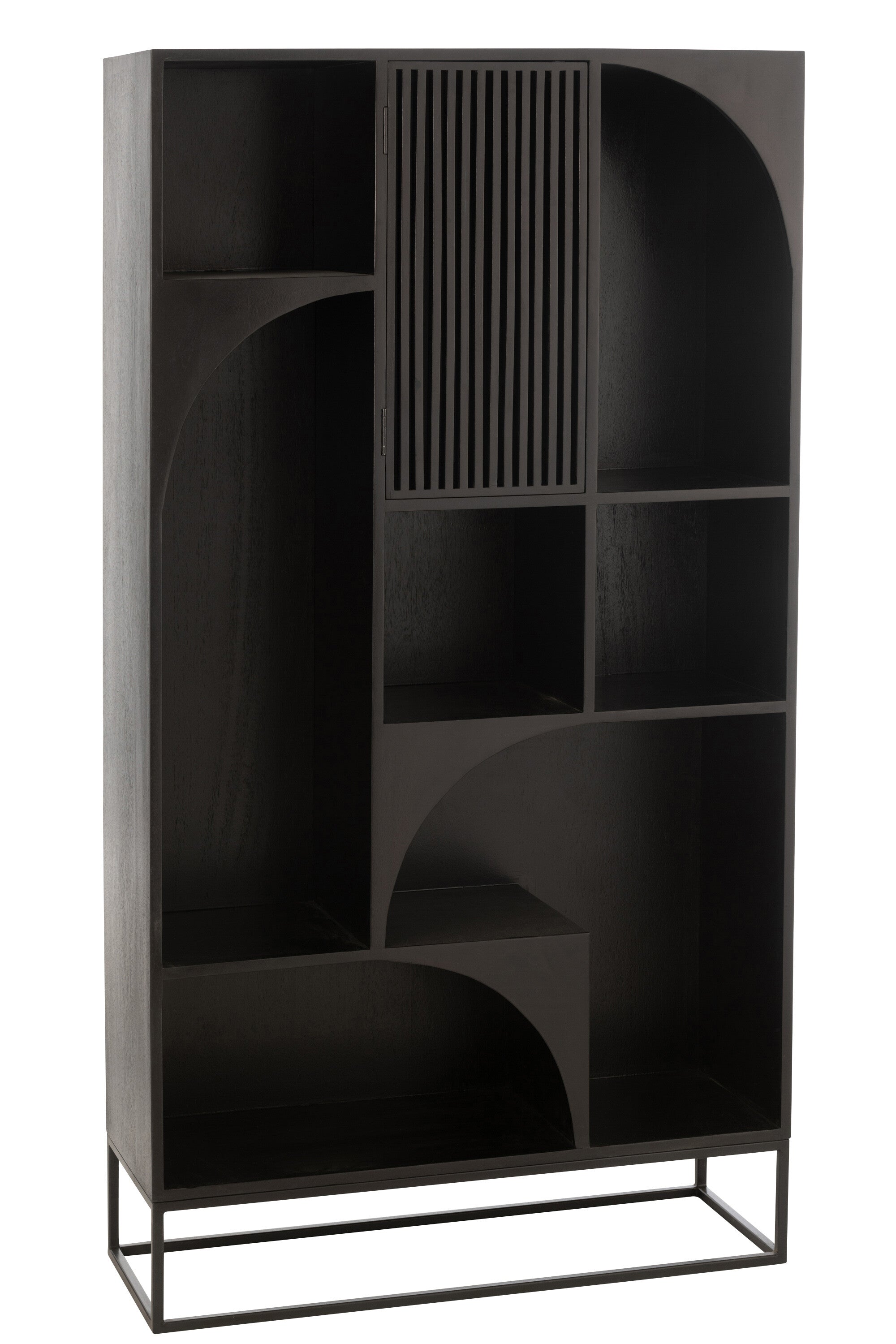 Rek Mango Hout/Mdf Zwart J-LINE