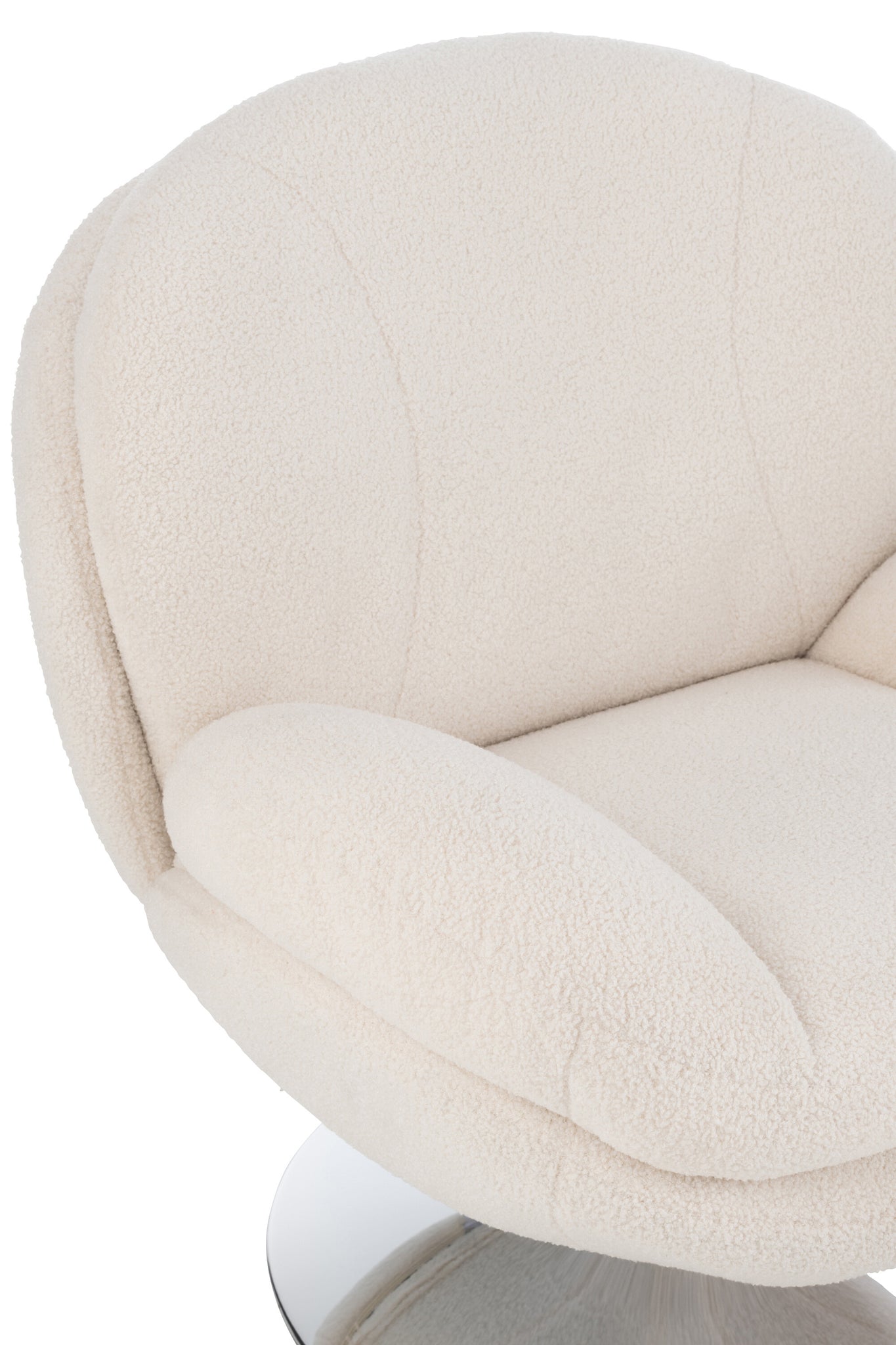 Fauteuil club + repose-pieds Lay - J-LINE