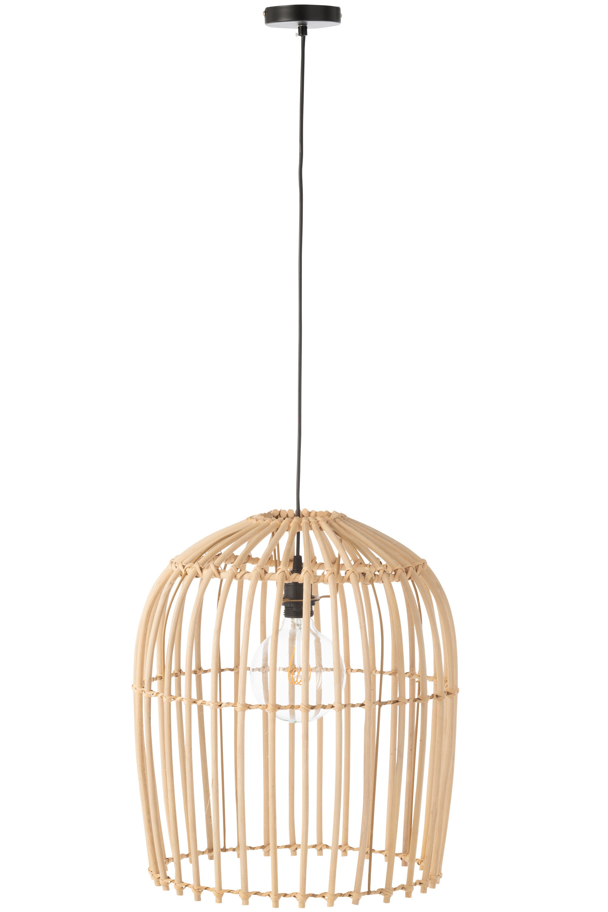 Hanglamp van natuurlijk rotan - J-LINE