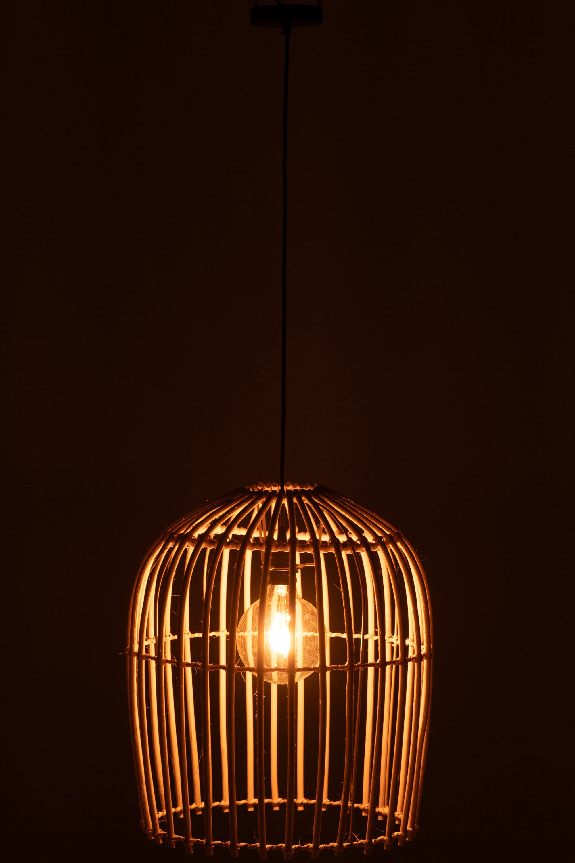 Hanglamp van natuurlijk rotan - J-LINE